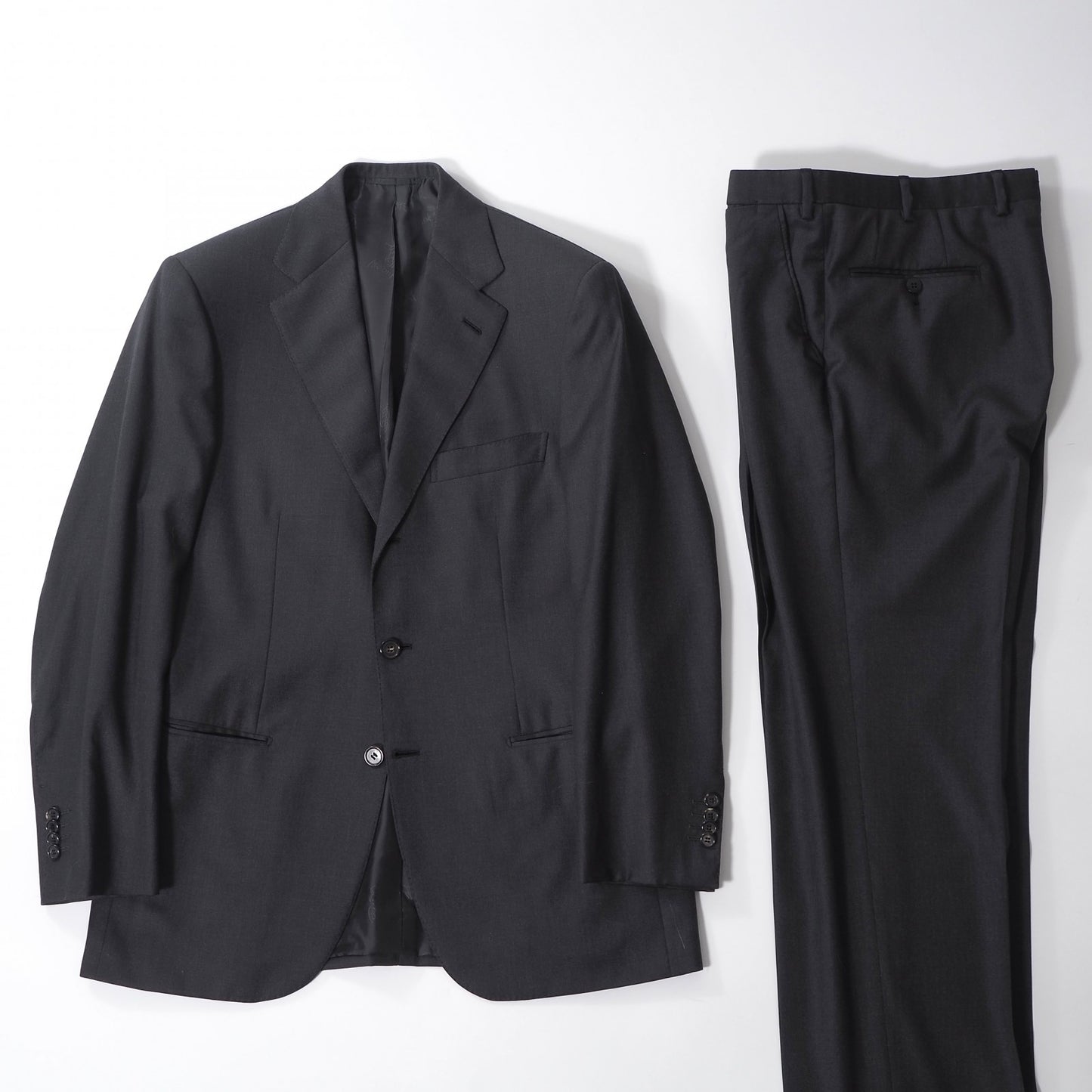 ブリオーニ Brioni イタリア製 スーツ ジャケット パンツ 48 ダークグレー メンズ 正規品 5-YL010