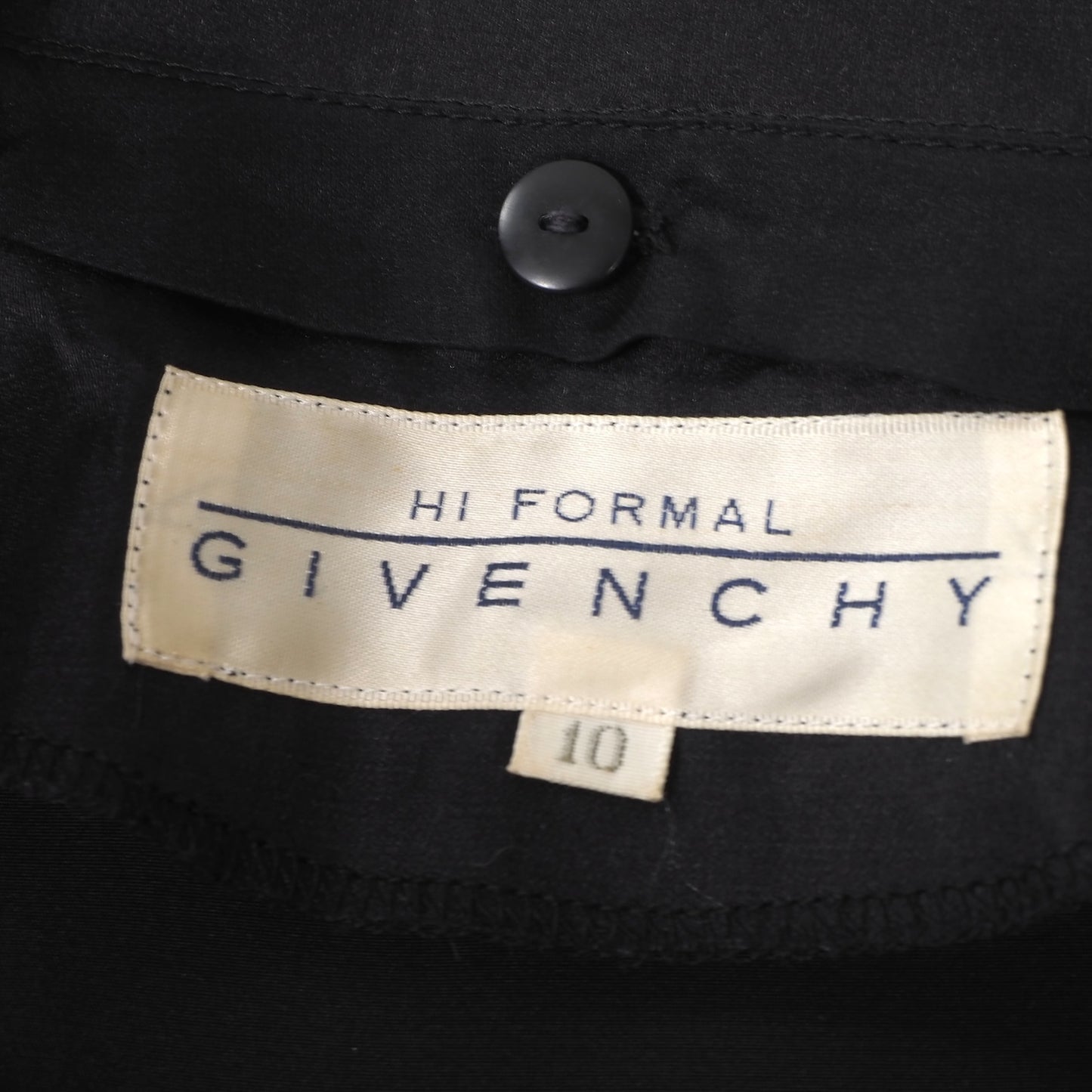美品 ジバンシー GIVENCHY ヴィンテージ シアー ジャケット 10 ブラック レディース 正規品 5-YL020