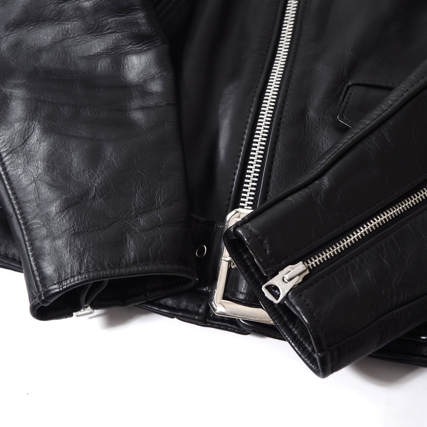 美品 ショット Schott USA製 7164 現行 レザー ダブルライダース ジャケット 40 ブラック メンズ 正規品 5-ZD015