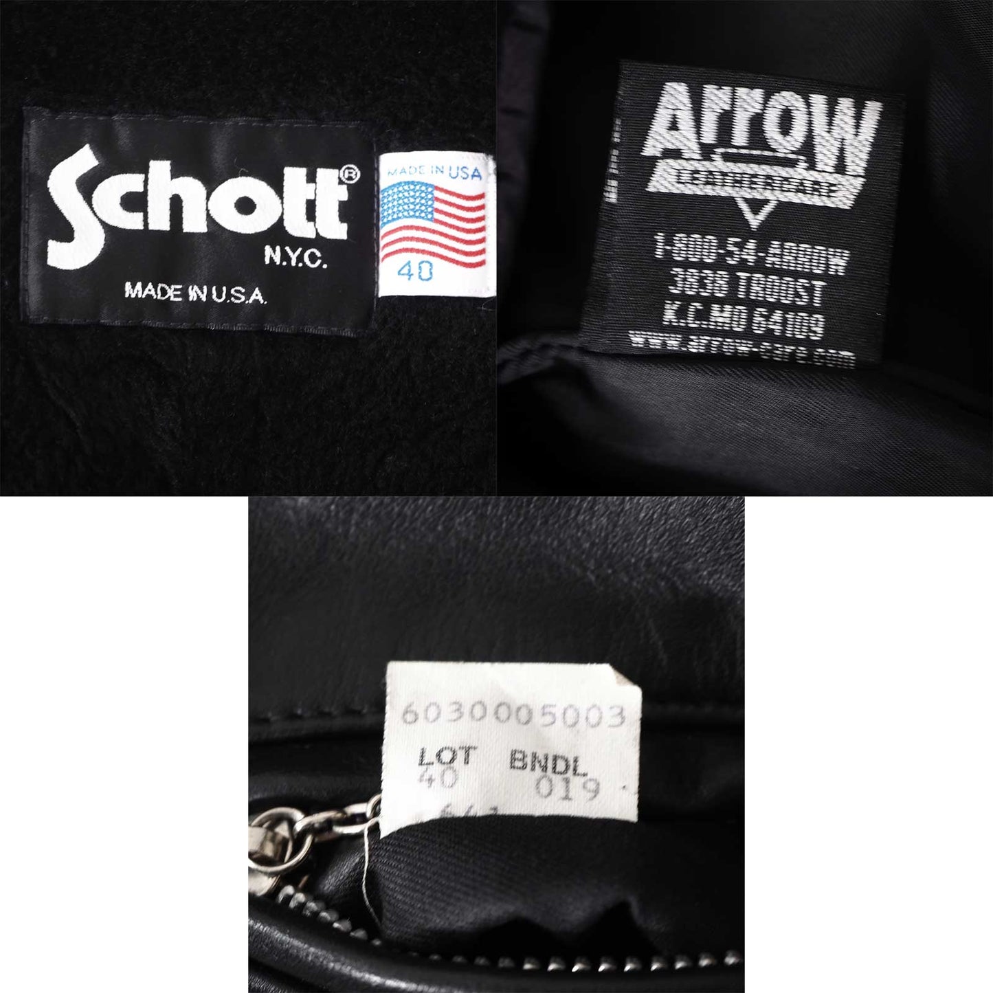 美品 ショット Schott 641 USA製 近年モデル ボアライナー シングルラーダース レザー ジャケット 40 ブラック メンズ 正規品 5-ZD018