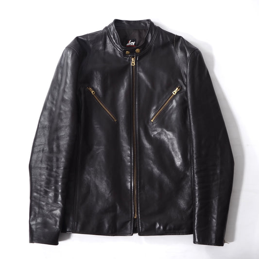ポールスミス PaulSmith RED EAR ヴィンテージ カウレザー ジャケット 中綿入 L ダークブラウン メンズ 正規品 5-ZE027