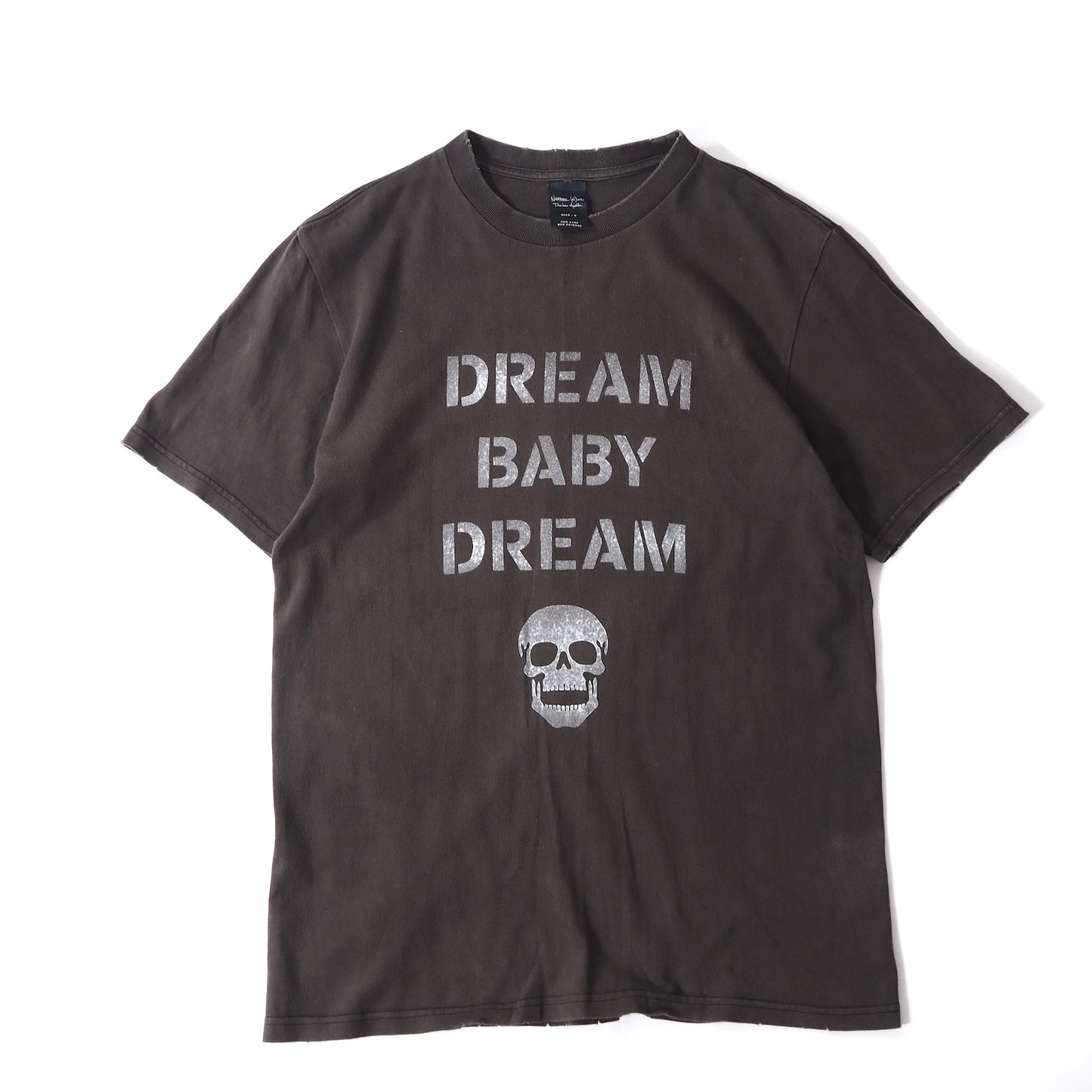 ナンバーナイン NUMBER(N)INE ドリーム期 DREAM BABY DREAM スカル Tシャツ 2 グレー メンズ 正規品 5-ZE092