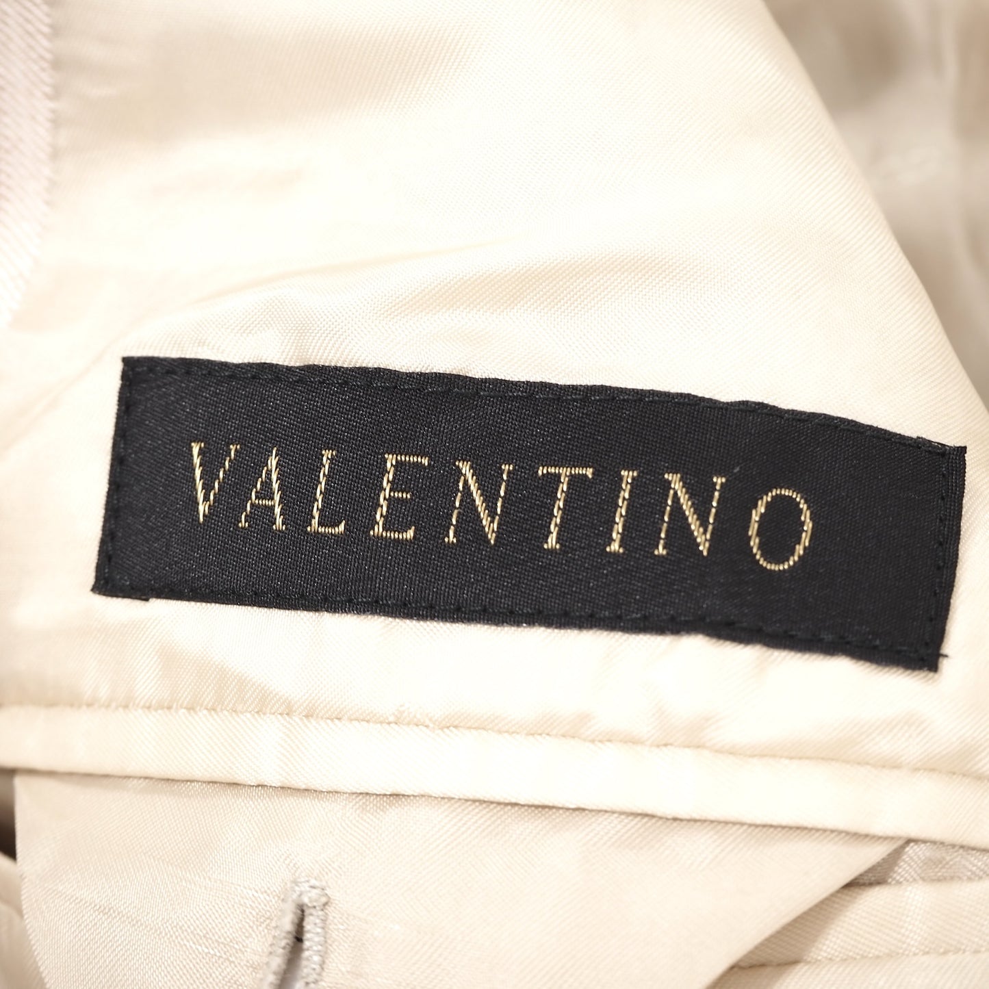 極美品 ヴァレンティノ VALENTINO リネン シルク テーラード ジャケット 44 ライトベージュ メンズ 正規品 5-ZF001