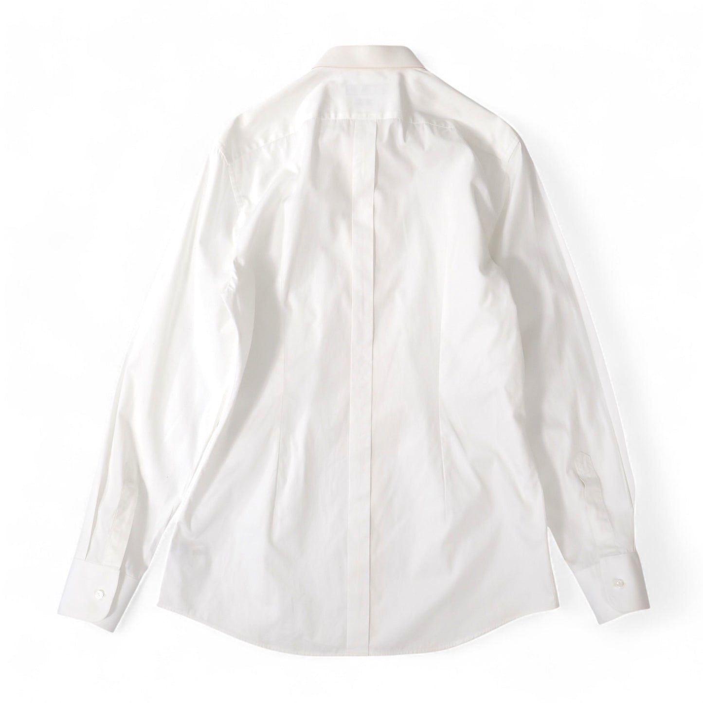 ドルチェ＆ガッバーナ DOLCE＆GABBANA コットン シルク ピンタック ドレスシャツ 42 XL ホワイト メンズ 正規品 5-ZF025