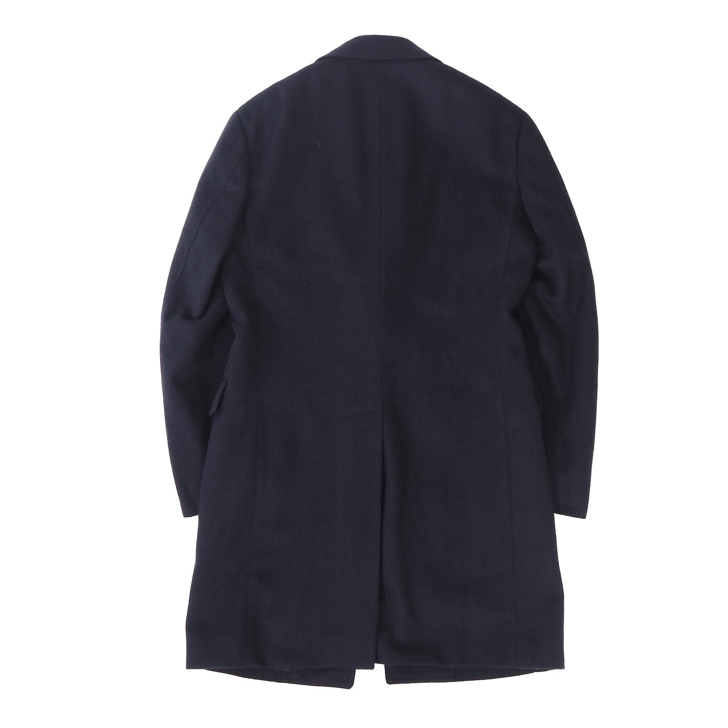 美品 リングジャケット RING JACKET リングヂャケット ウール カシミヤ チェスターコート 44 ダークネイビー メンズ 正規品 5-ZF039