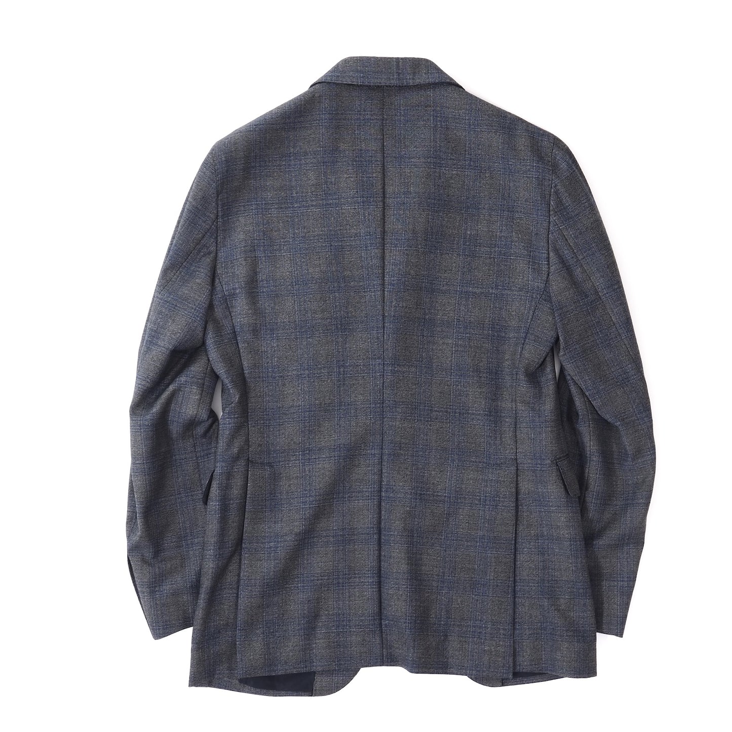 良品 タリアトーレ TAGLIATORE REDA ヴァージンウール スーツ セットアップ ジャケット パンツ 背抜き 44 グレー チェック メンズ 正規品 5-ZF041