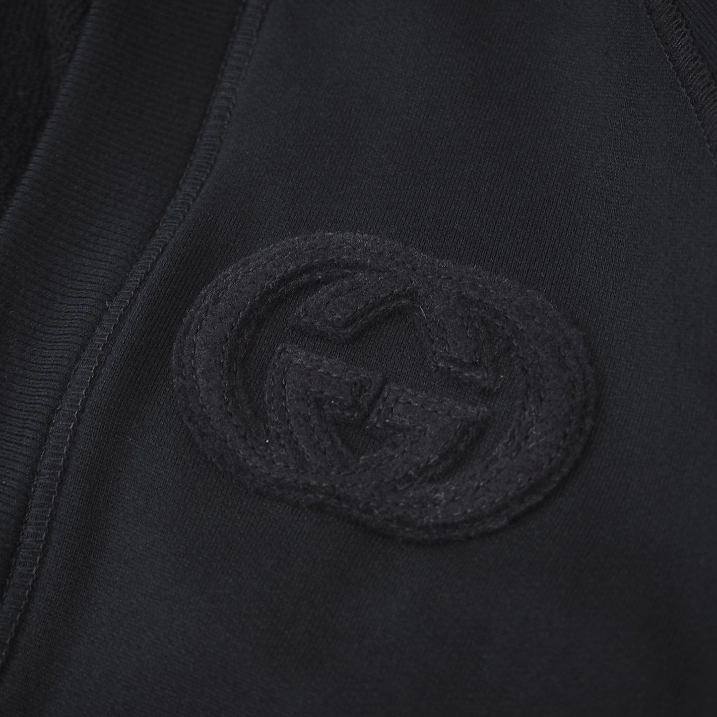 良品 グッチ GUCCI GG イタリア製 プルオーバー パーカー XS ブラック レディース 正規品 5-ZF049
