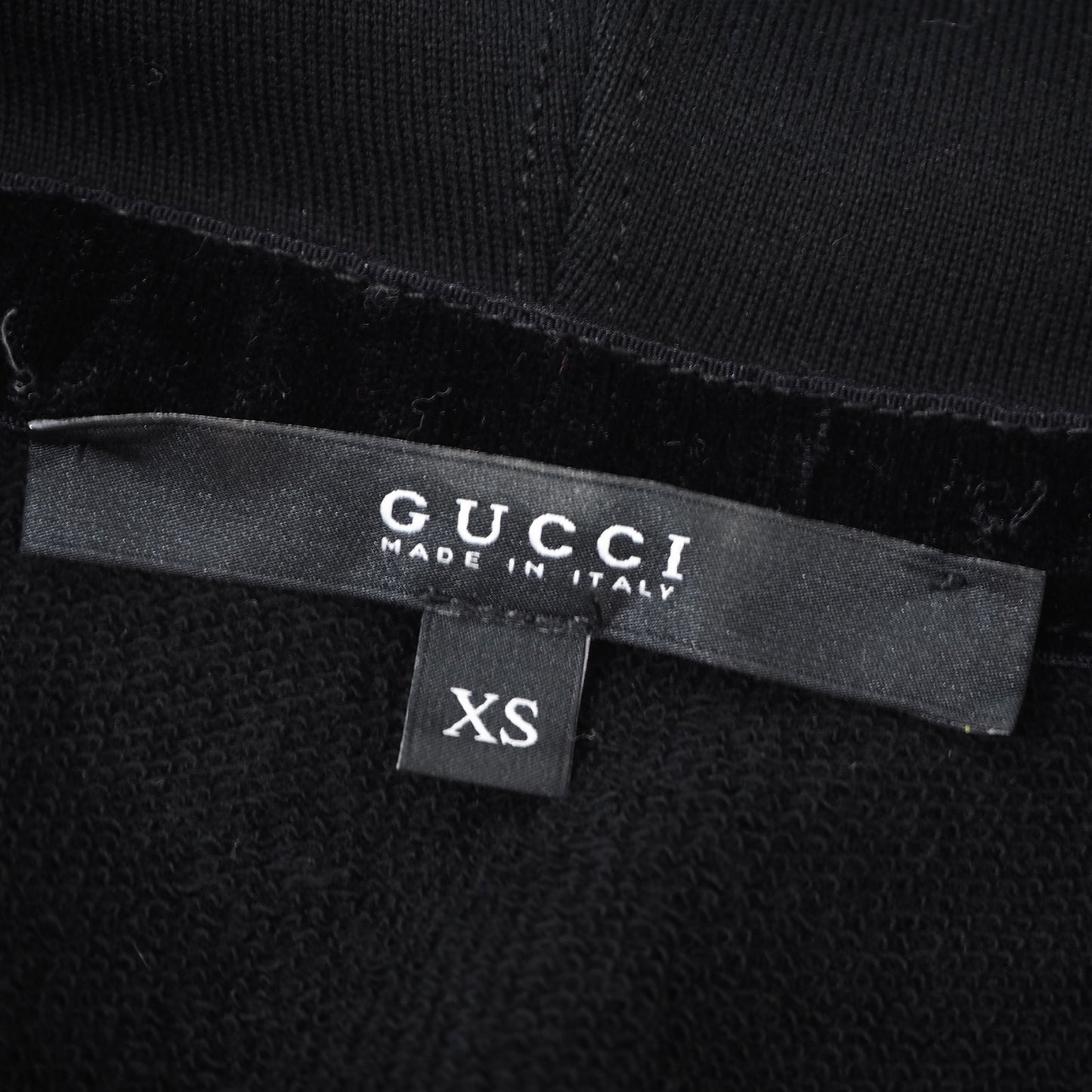 良品 グッチ GUCCI GG イタリア製 プルオーバー パーカー XS ブラック レディース 正規品 5-ZF049