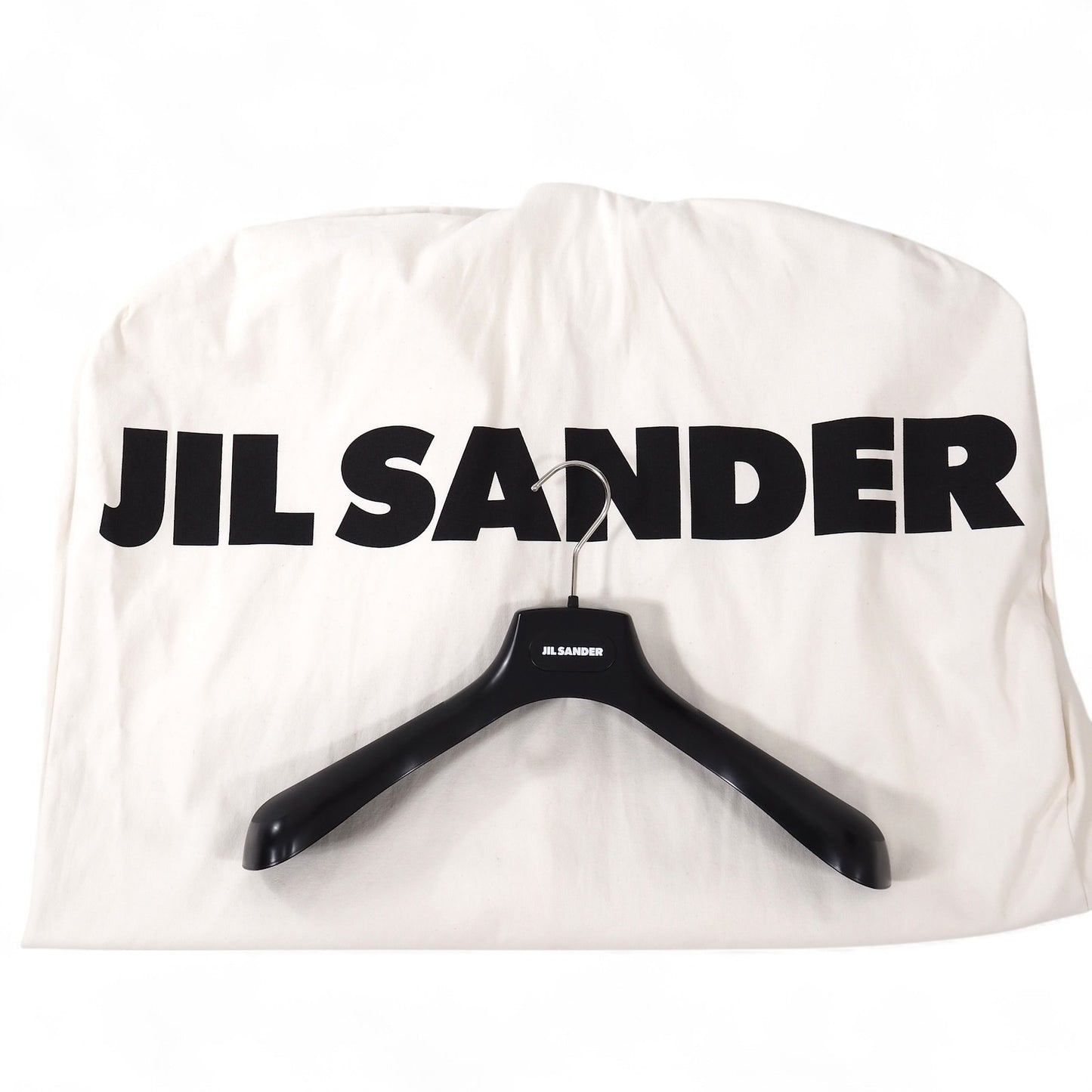 美品 ジルサンダー JIL SANDER 23SS スタンドカラー ジャケット ブルゾン 48 アイボリー メンズ 正規品 5-ZF069