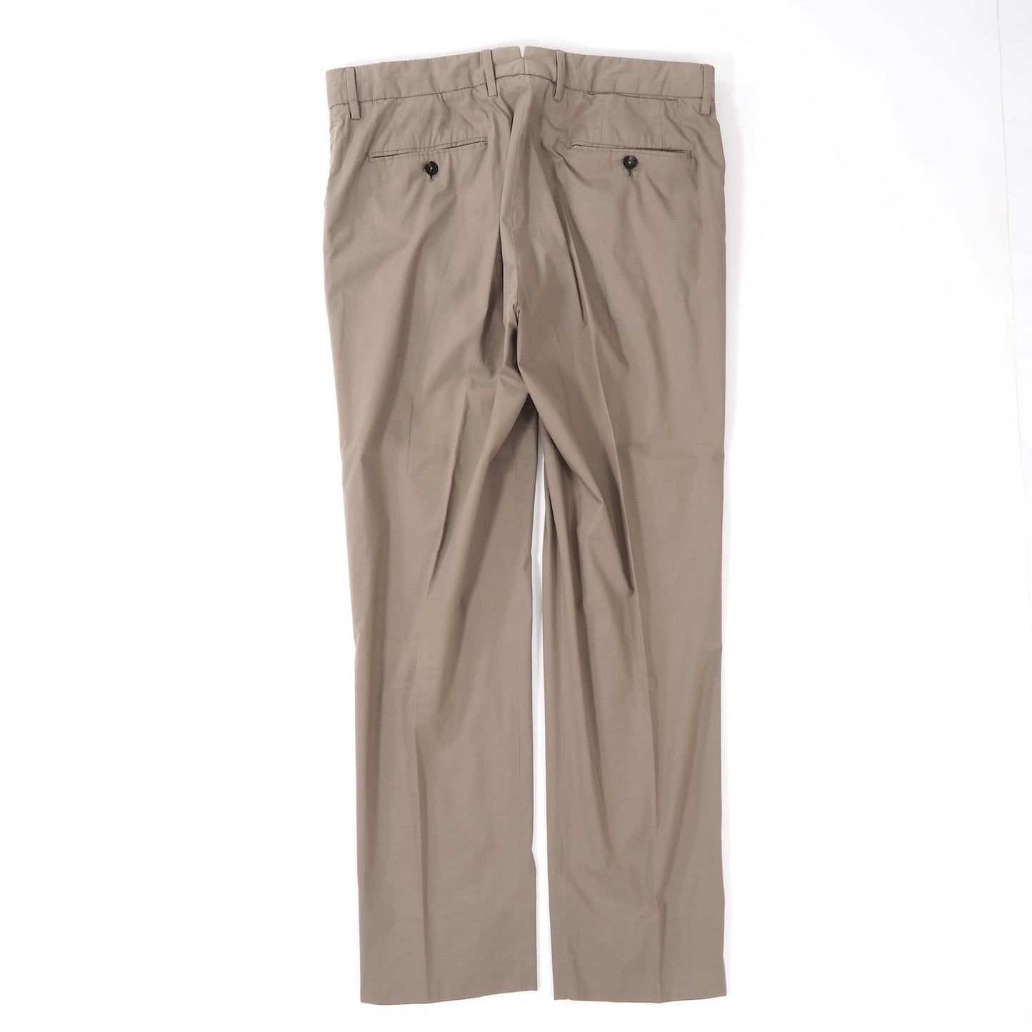 エルメネジルドゼニア Ermenegildo Zegna TELA VELA 春夏物 微ストレッチ コットン チノパンツ 52 ベージュ メンズ 正規品 5-ZF077