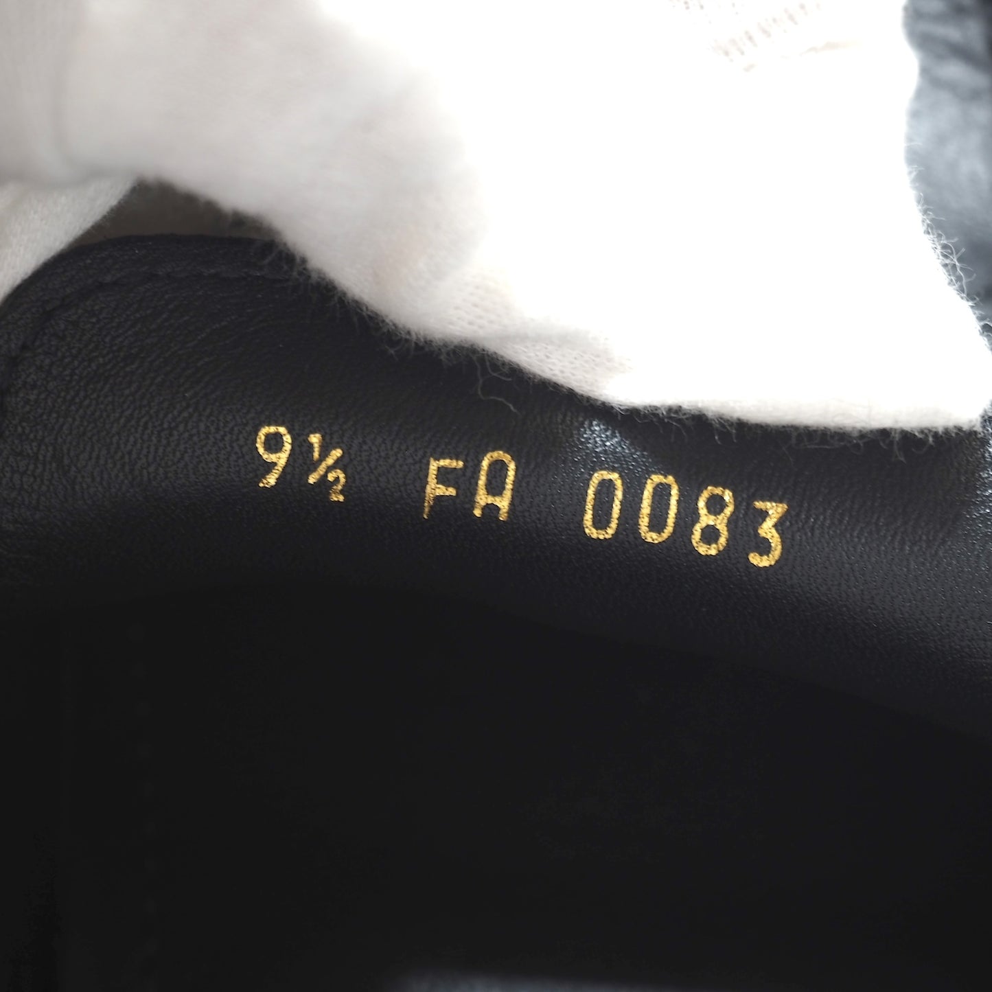 良品 ルイヴィトン Louis Vuitton レザー ドライビングシューズ ローファー 靴 9.5 27.5-28cm相当 ブラック メンズ 正規品 5-ZF085