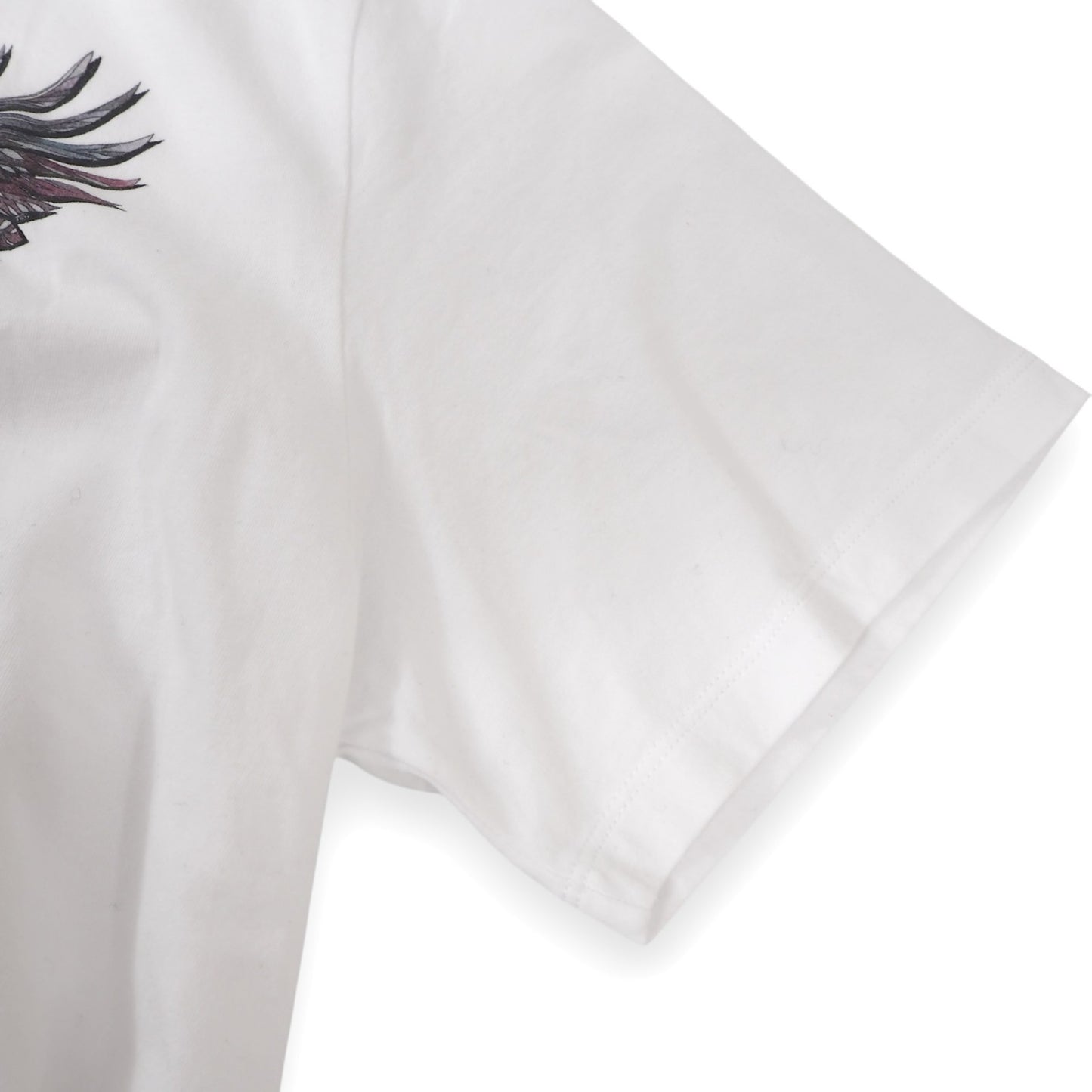 良品 エトロ ETRO イーグルプリント 半袖 Tシャツ カットソー XXL ホワイト メンズ 正規品 5-ZF092