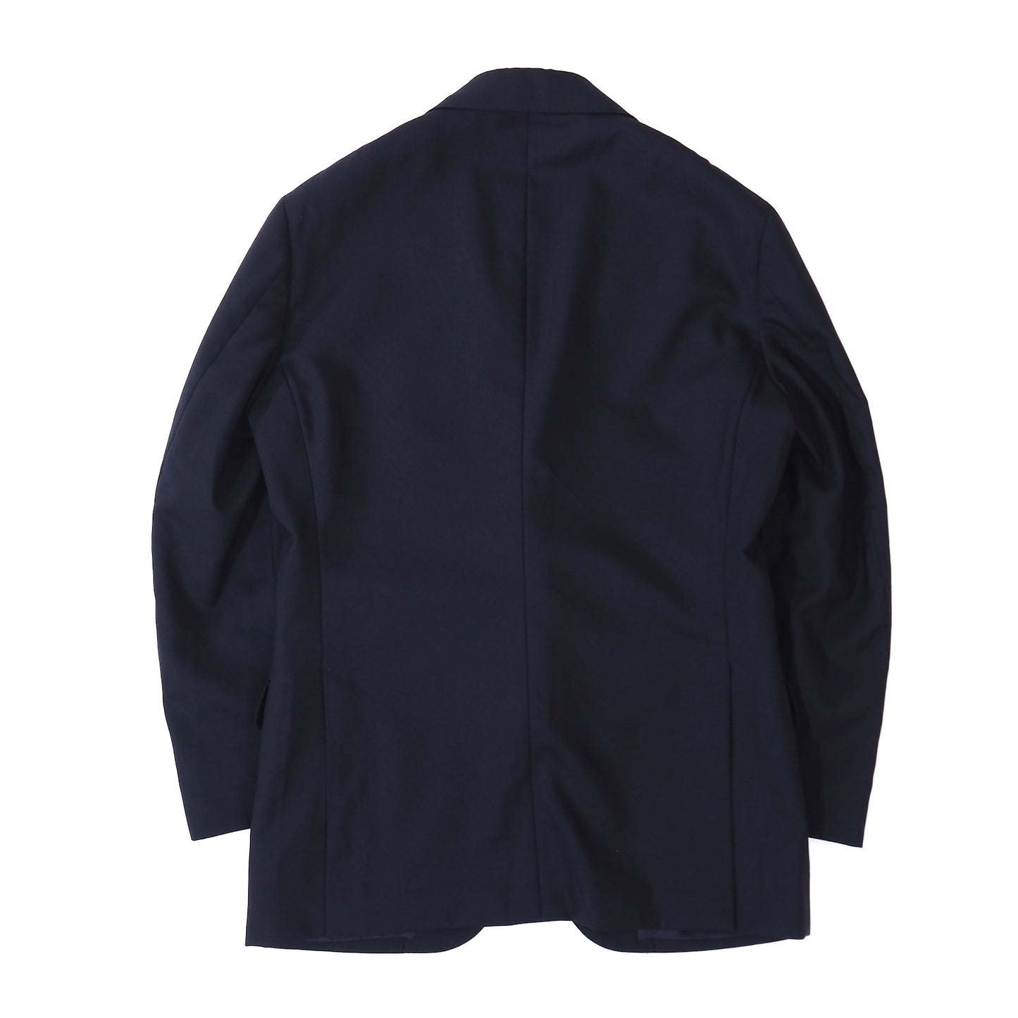 良品 リングジャケット RING JACKET カノニコ生地 ウール 背抜き アンコン セットアップ スーツ ジャケット パンツ 46 ネイビー メンズ 正規品 5-ZG008