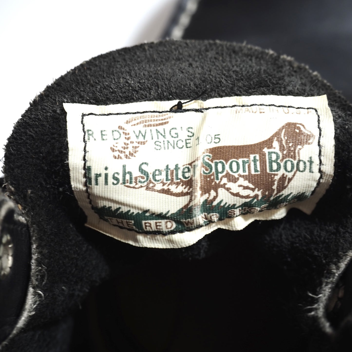 レッドウィング Red Wings アイリッシュセッター レザー ブーツ 7.5 ブラック メンズ 正規品 5-ZG020
