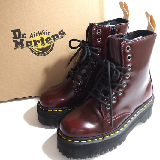 未使用 ドクターマーチン Dr.Martens V JADON 2 ブーツ 36 22cm相当 バーガンディー レディース 正規品 5-ZG029