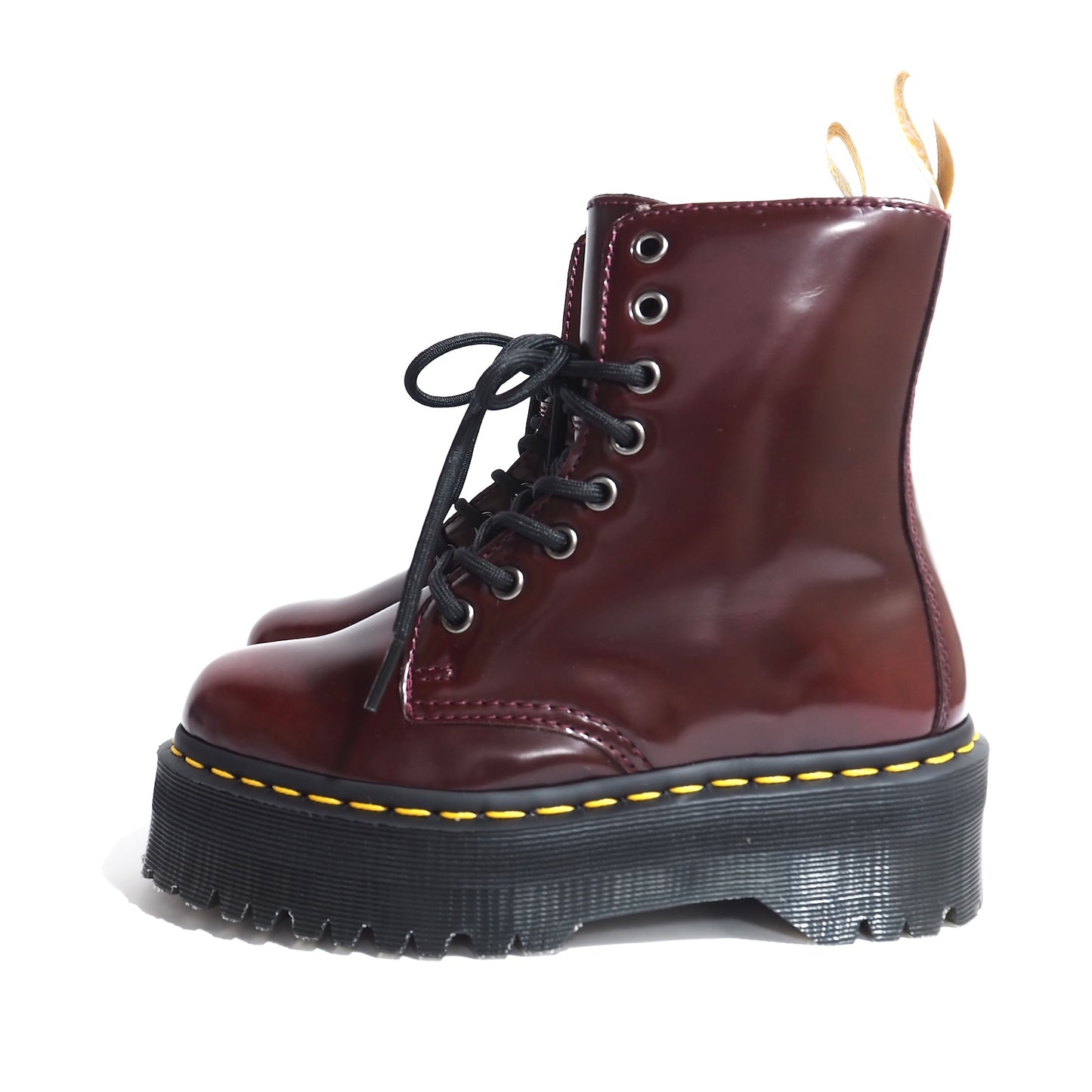 未使用 ドクターマーチン Dr.Martens V JADON 2 ブーツ 36 22cm相当 バーガンディー レディース 正規品 5-ZG029