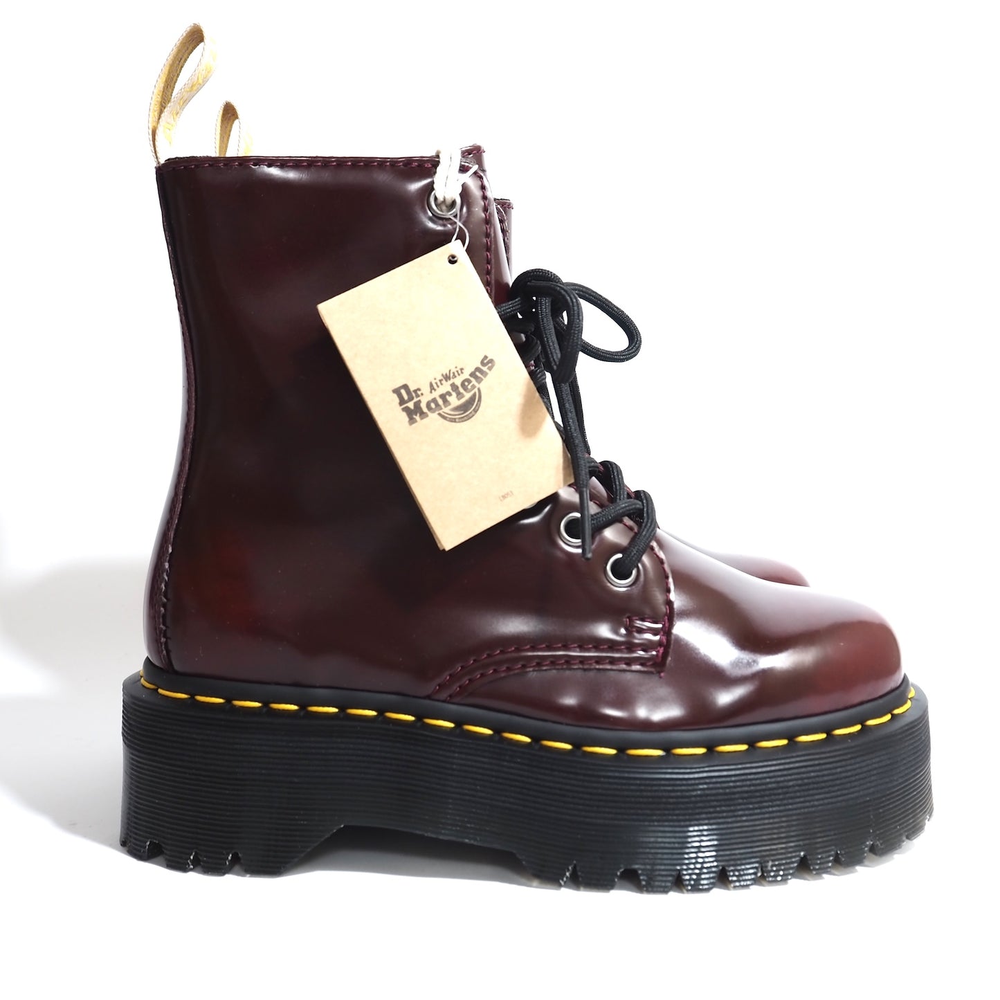 未使用 ドクターマーチン Dr.Martens V JADON 2 ブーツ 36 22cm相当 バーガンディー レディース 正規品 5-ZG029