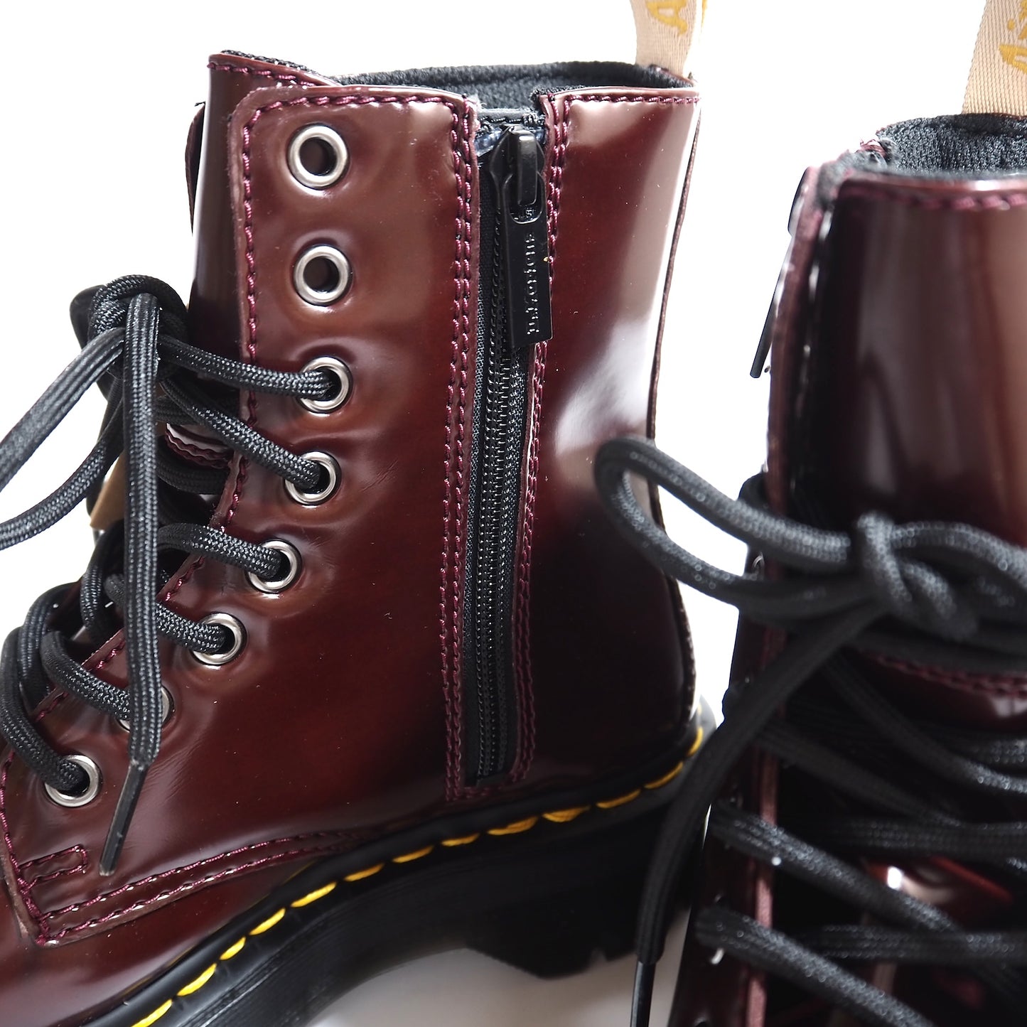 未使用 ドクターマーチン Dr.Martens V JADON 2 ブーツ 36 22cm相当 バーガンディー レディース 正規品 5-ZG029