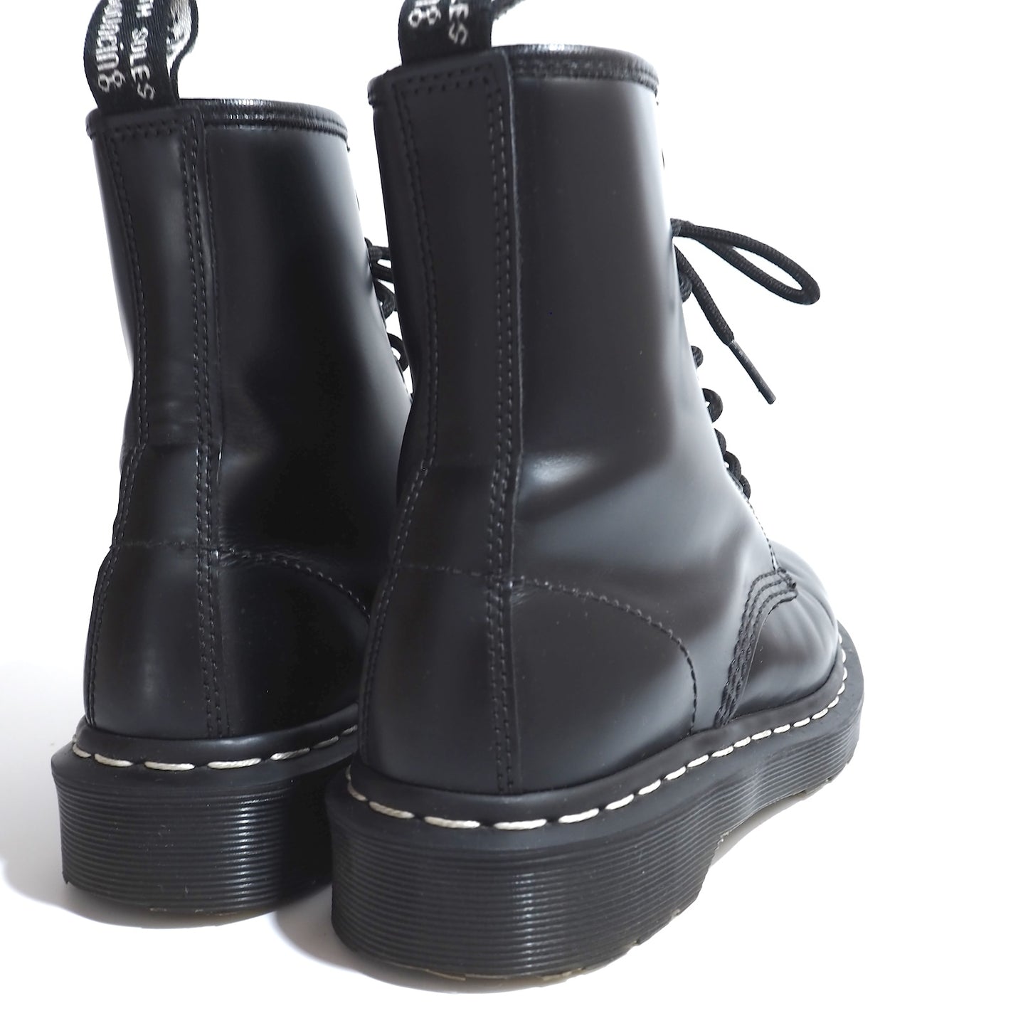 良品 ドクターマーチン Dr.Martens 1460 WS 8ホール レースアップ ブーツ UK4 EU37 ブラック レディース 正規品 5-ZG032