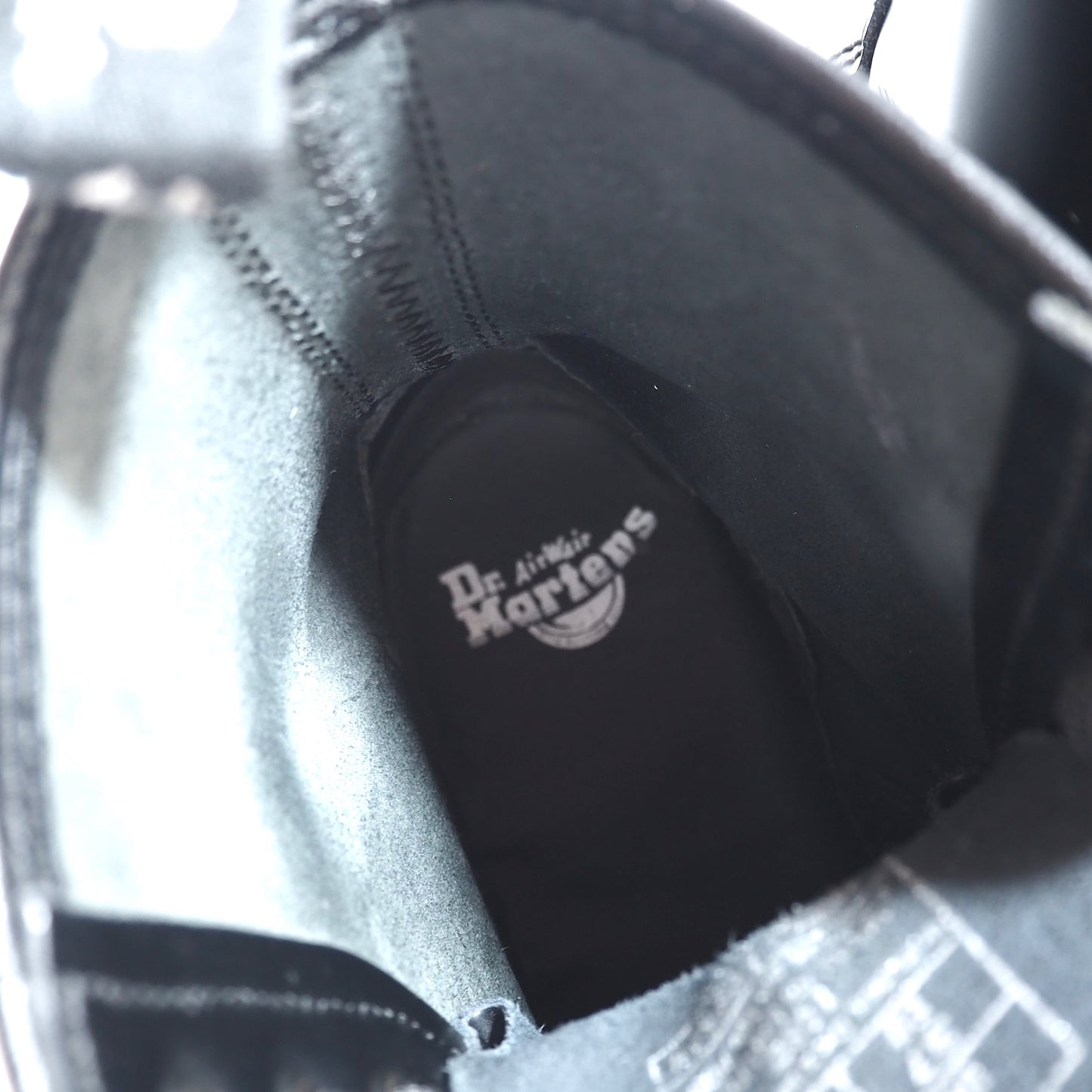 良品 ドクターマーチン Dr.Martens 1460 WS 8ホール レースアップ ブーツ UK4 EU37 ブラック レディース 正規品 5-ZG032