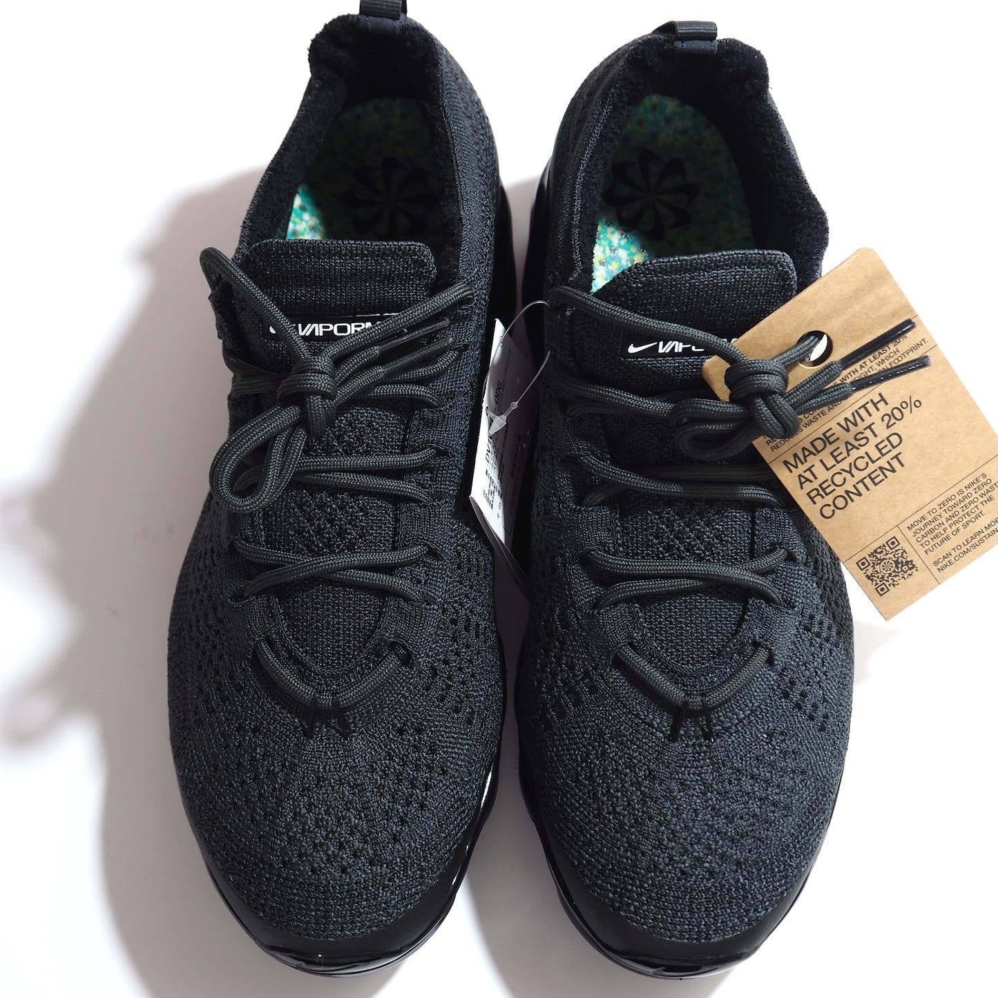 未使用 NIKE VAPORMAX 2023 FK Flyknit ナイキ エア ヴェイパー マックス 2023 27.5 ブラック メンズ 正規品 5-ZG042