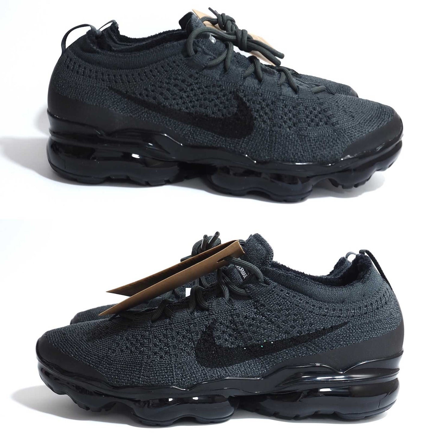 未使用 NIKE VAPORMAX 2023 FK Flyknit ナイキ エア ヴェイパー マックス 2023 27.5 ブラック メンズ 正規品 5-ZG042