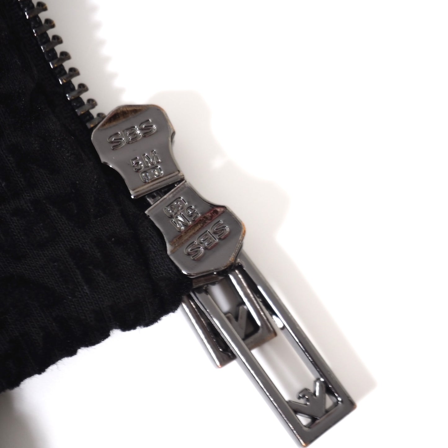 エンポリオアルマーニ EMPORIO ARMANI 24SS ロゴ総柄 ジップアップ パーカー フーディ M ブラック メンズ 正規品 5-ZG047