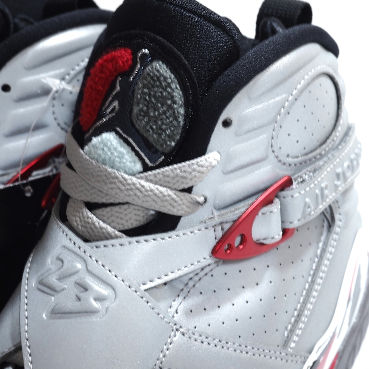 未使用 ナイキ NIKE エアジョーダン8 AIR JORDAN 8 スニーカー 28 グレー シルバー メンズ 正規品 5-ZG051