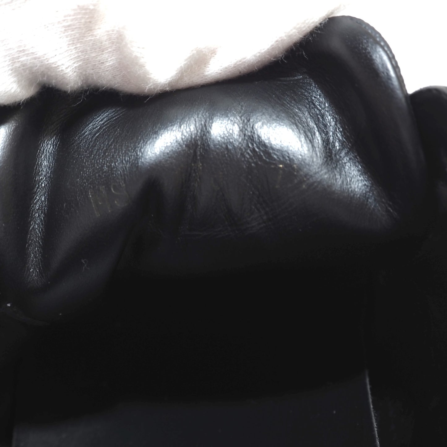 ルイヴィトン Louis Vuitton モノグラム レザー スニーカー 7.5 25.5〜26cm相当 ブラック メンズ 正規品 5-ZG053