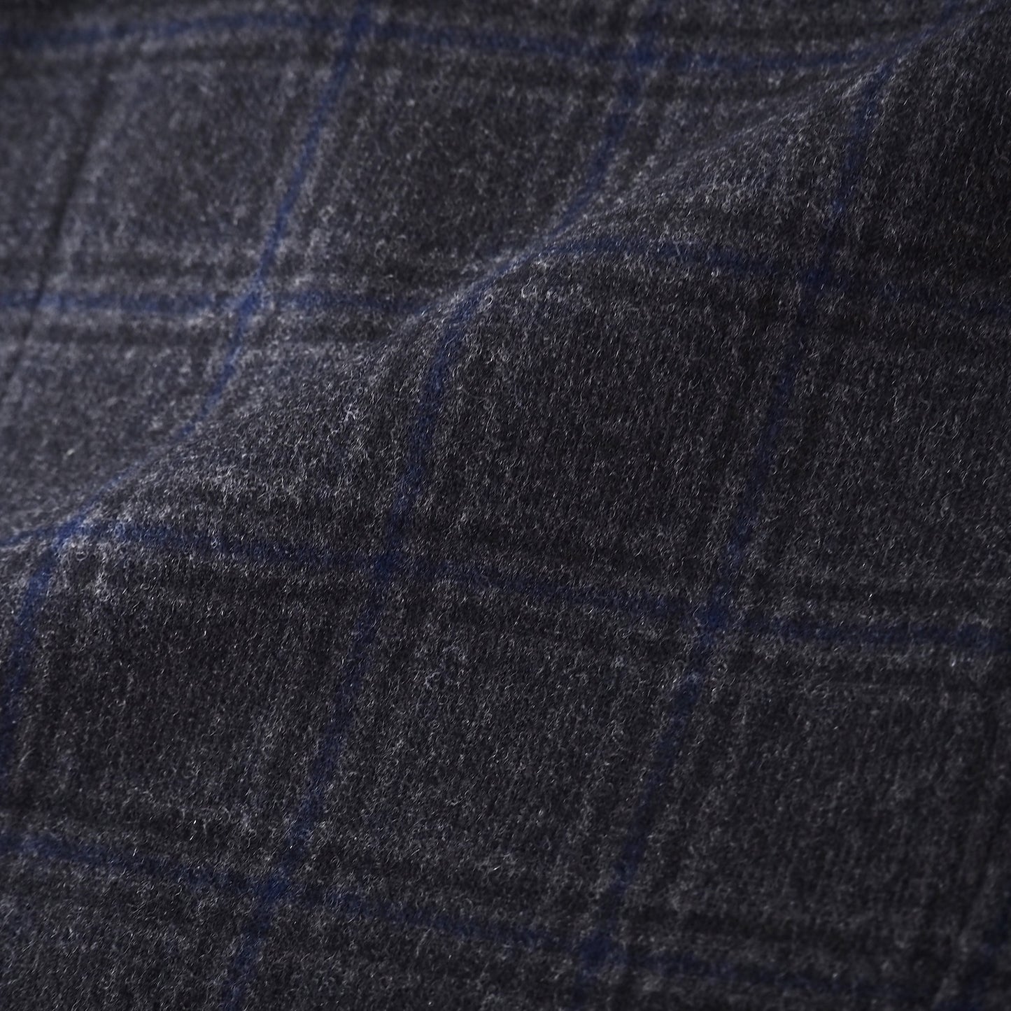 美品 ジーゼニア Z ZEGNA ウール イタリア製 チェック ジャケット 48 グレー ネイビーチェック メンズ 正規品 5-ZG079