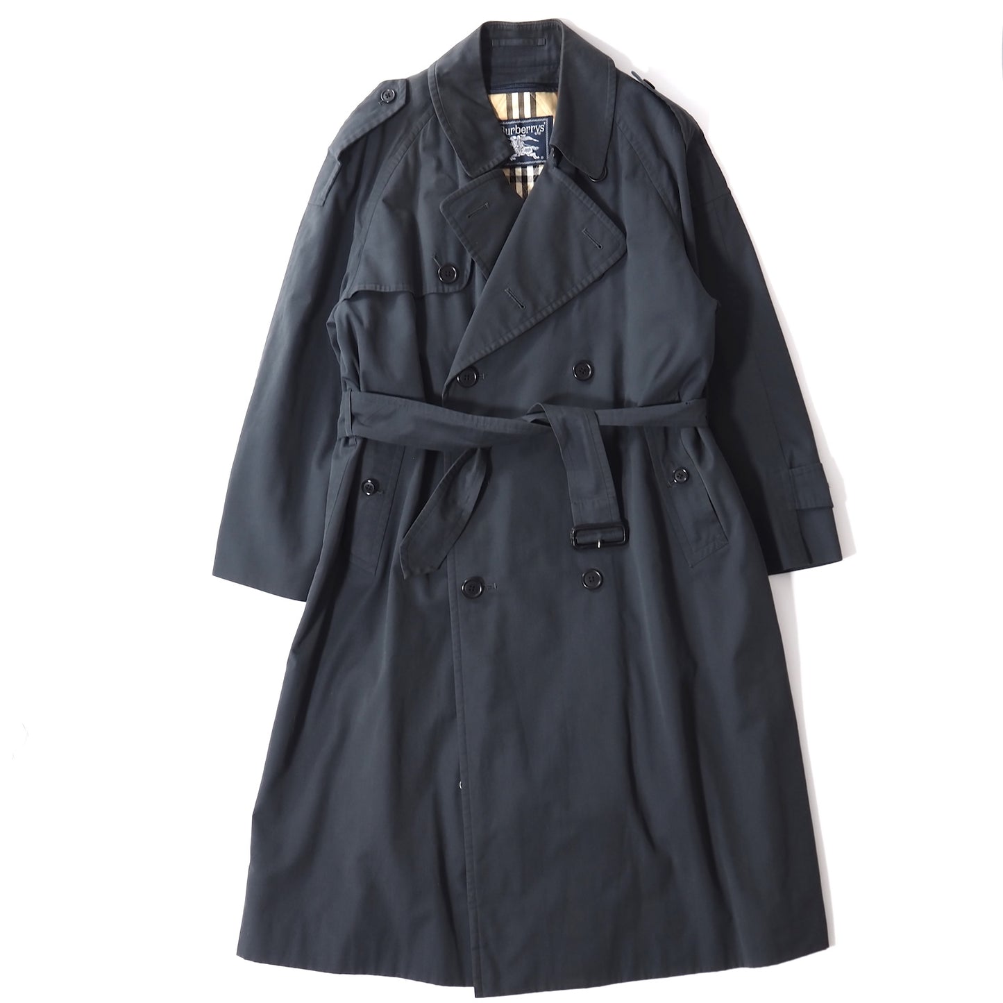バーバリー Burberrys コットン ライナー付き トレンチコート 90-165-4 グレー メンズ 正規品 5-ZH006