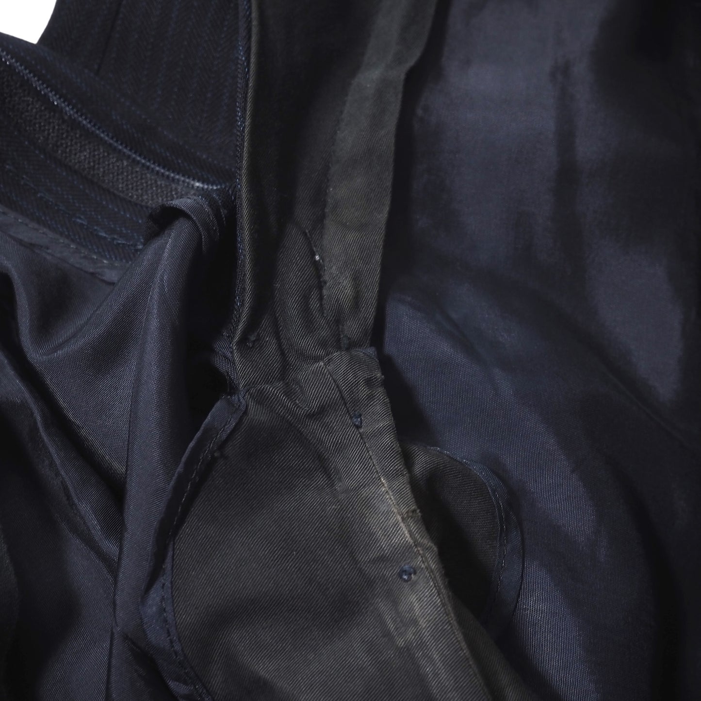 エルメネジルドゼニア Ermenegildo Zegna ウール スーツ セットアップ ジャケット パンツ 50 ダークネイビー メンズ 正規品 5-ZH012