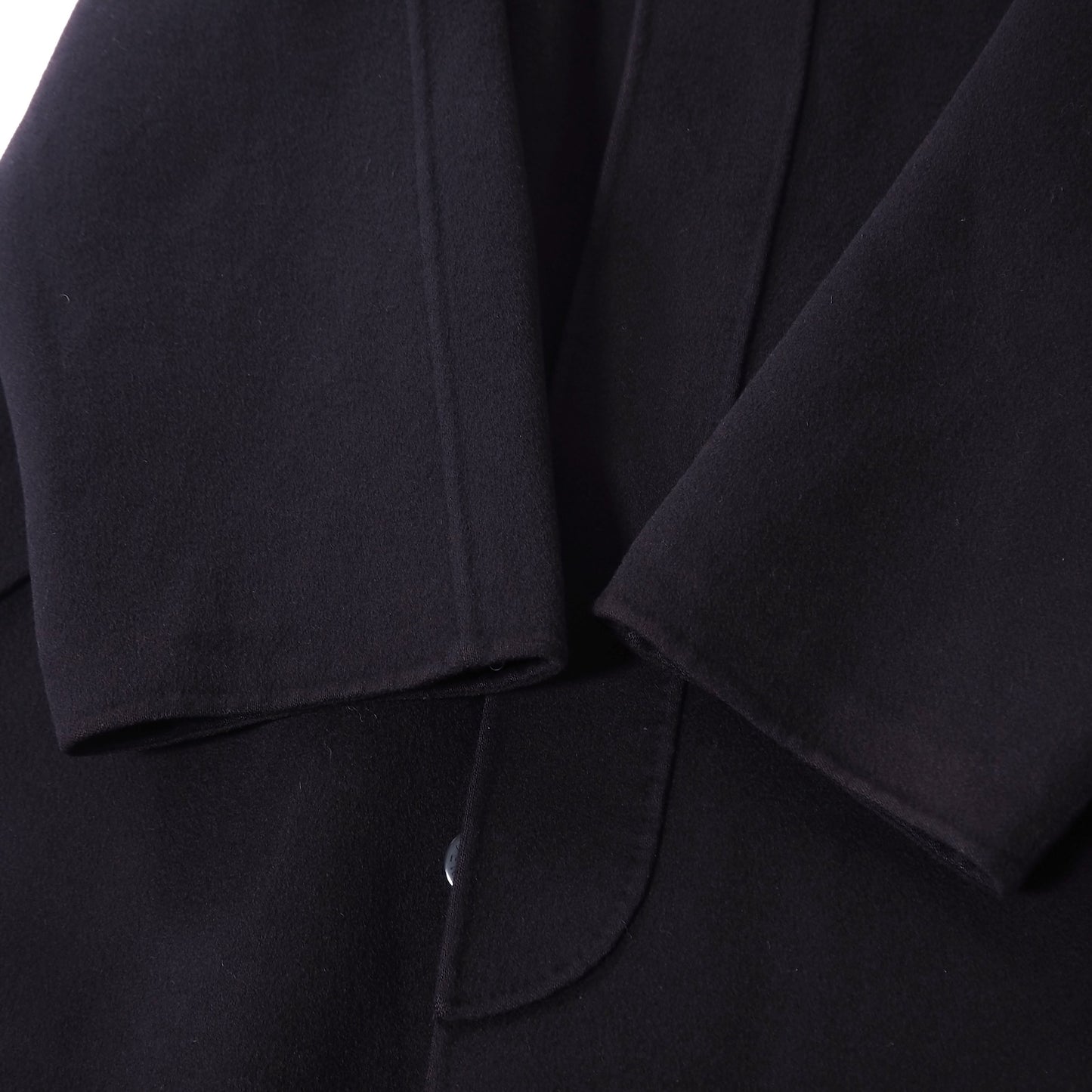 ジバンシー GIVENCHY ヴィンテージ ダブルフェイス ウール ベルテッドコート L ダークネイビー メンズ 正規品 5-ZH016