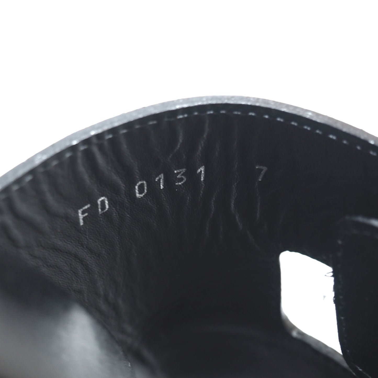 良品 ルイヴィトン Louis Vuitton ダミエ レザー サンダル 7 ブラック メンズ 正規品 5-ZH019