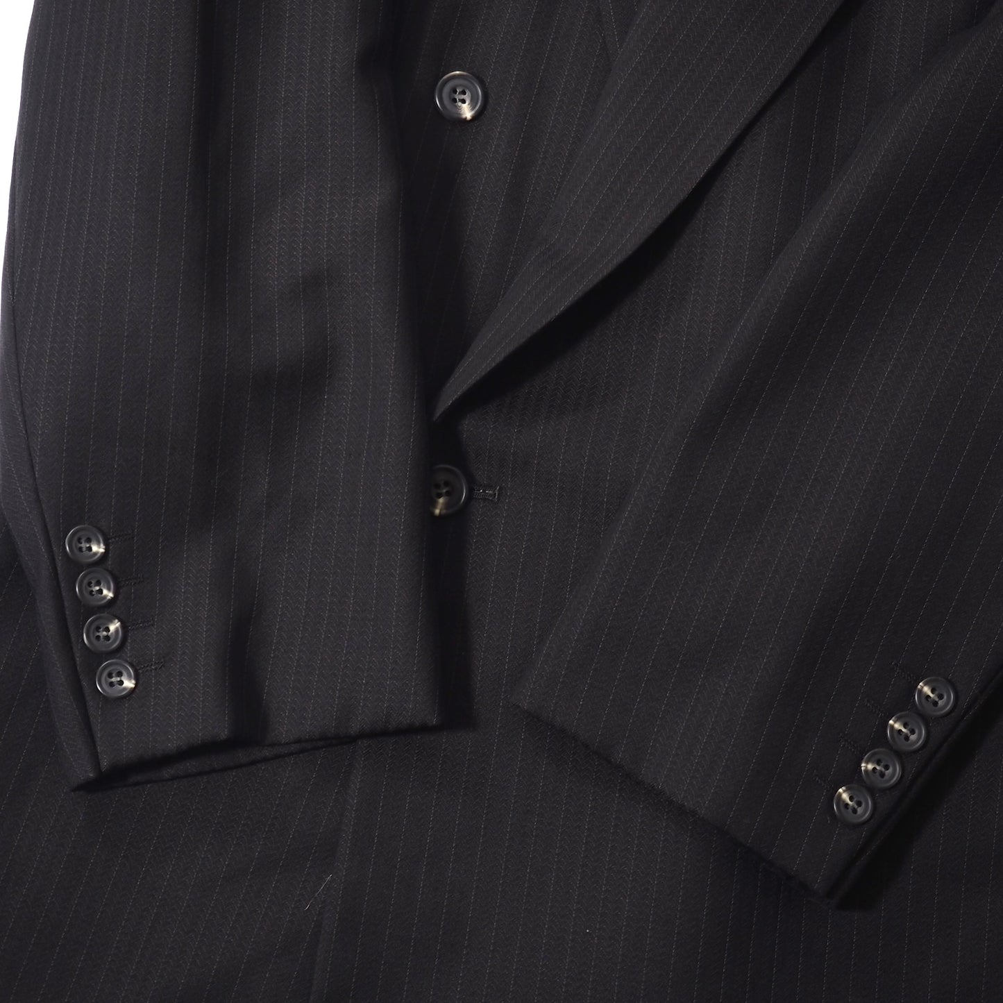 美品 クリスチャンディオール Christian Dior MONSIEUR ヴィンテージ ウール ダブルブレストスーツ ジャケット パンツ 101-91-180 ブラック ブラウン グレー メンズ 正規品 5-ZI001