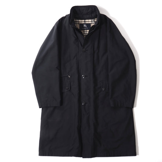 バーバリー BURBERRY LONDON ヴィンテージ ライナー付き スタンドカラー コート L ブラック メンズ 正規品 5-ZI003