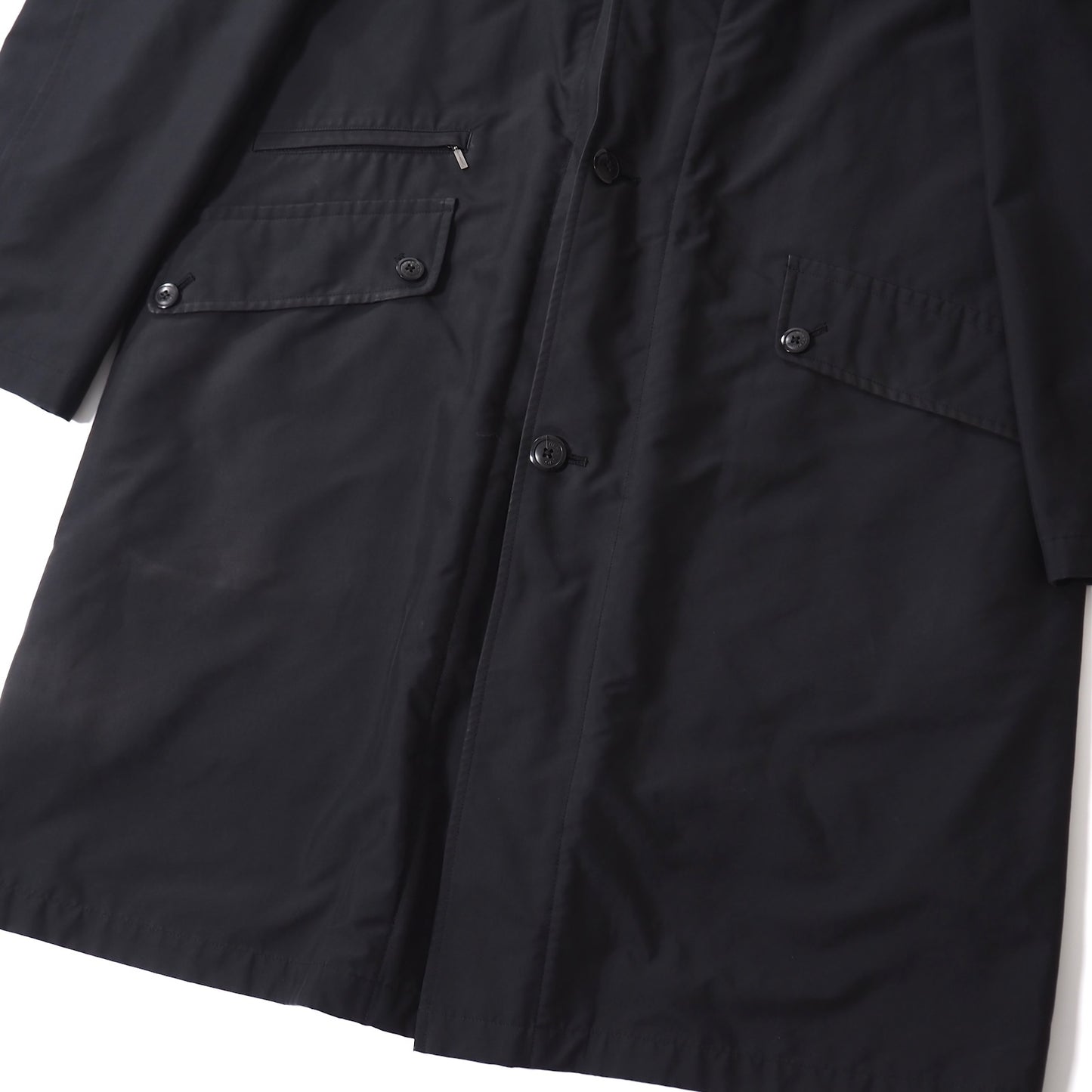 バーバリー BURBERRY LONDON ヴィンテージ ライナー付き スタンドカラー コート L ブラック メンズ 正規品 5-ZI003