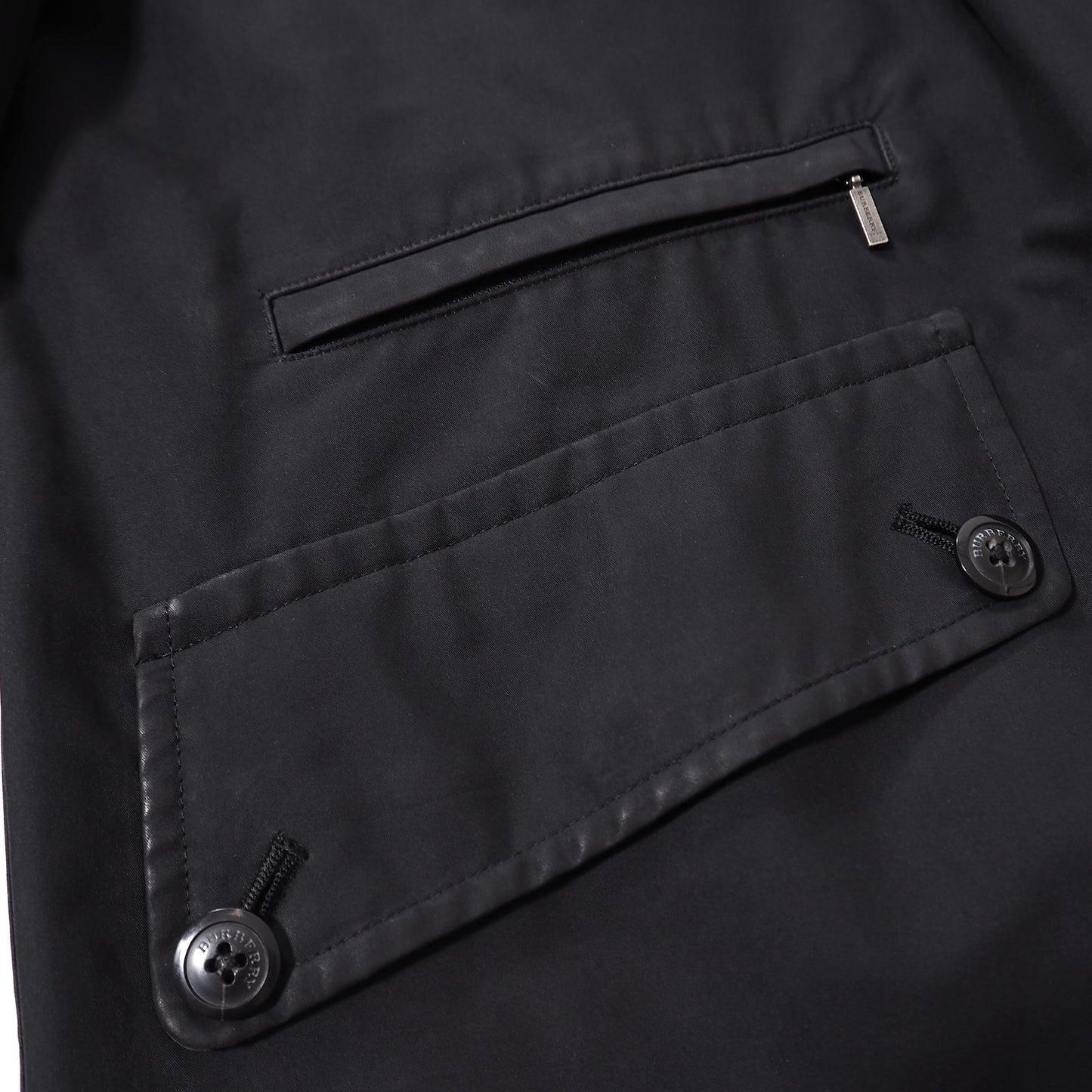 バーバリー BURBERRY LONDON ヴィンテージ ライナー付き スタンドカラー コート L ブラック メンズ 正規品 5-ZI003