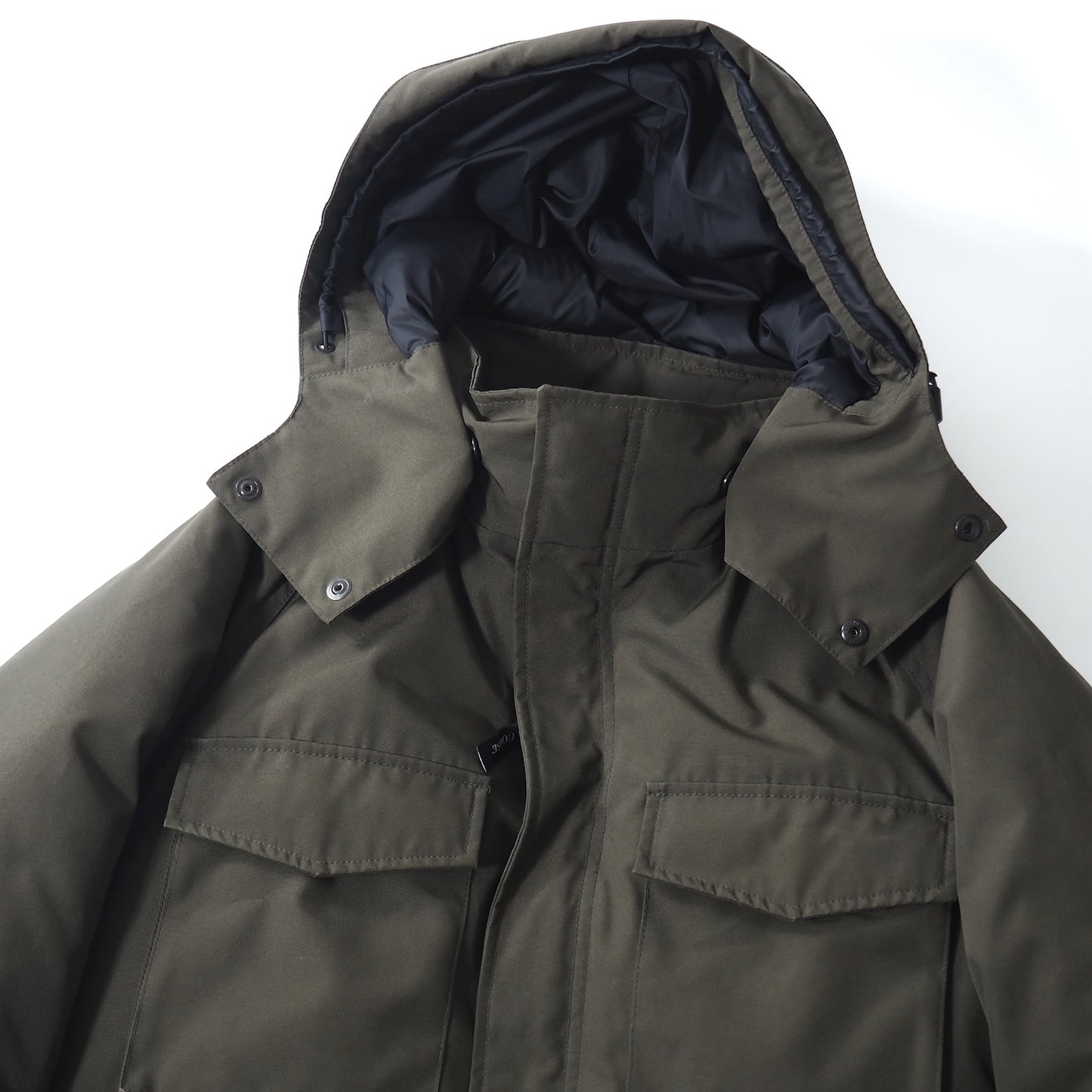 カナダグース CANADA GOOSE JPタグ KAMLOOPS フード付き ダウンジャケット L カーキ メンズ 正規品 5-ZI004