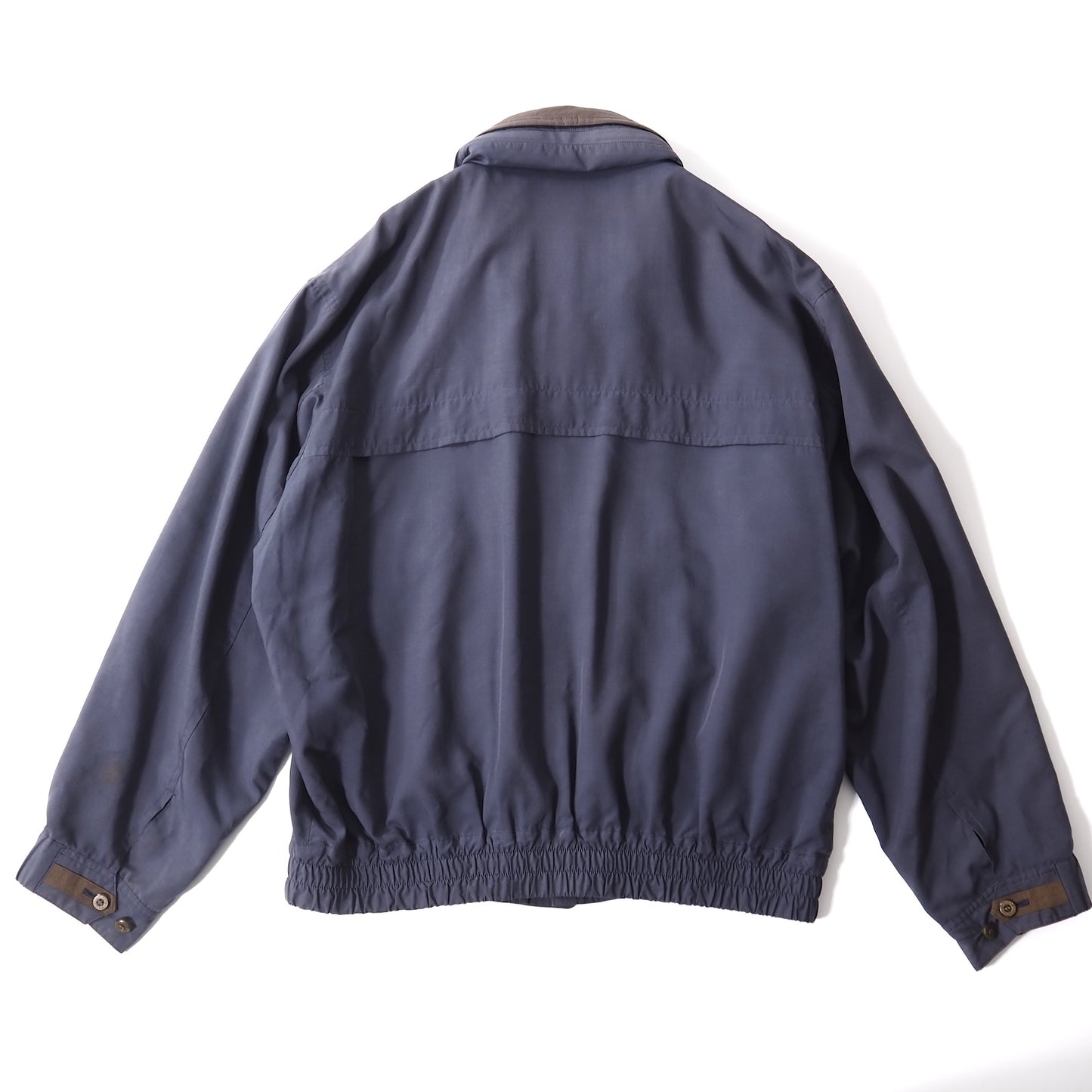 クリスチャンディオール Christian Dior MONSIEUR ヴィンテージ フェイクレザー ディテール ジャケット LL ネイビー メンズ 正規品 5-ZI007