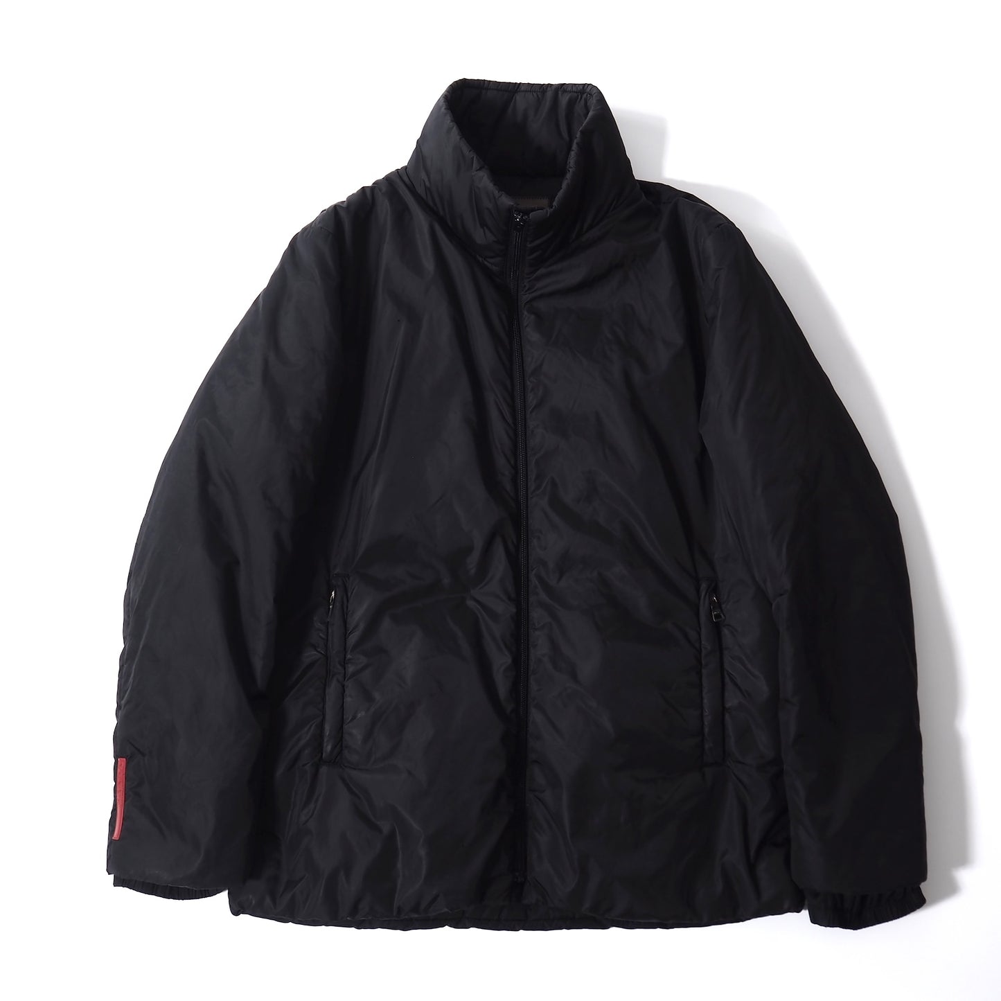 プラダ スポーツ PRADA SPORTS パデット ジャケット 中綿 46 ブラック メンズ 正規品 5-ZI012