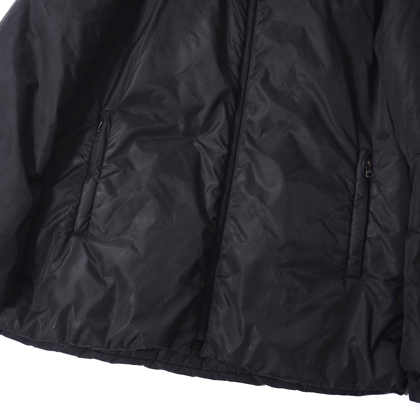 プラダ スポーツ PRADA SPORTS パデット ジャケット 中綿 46 ブラック メンズ 正規品 5-ZI012