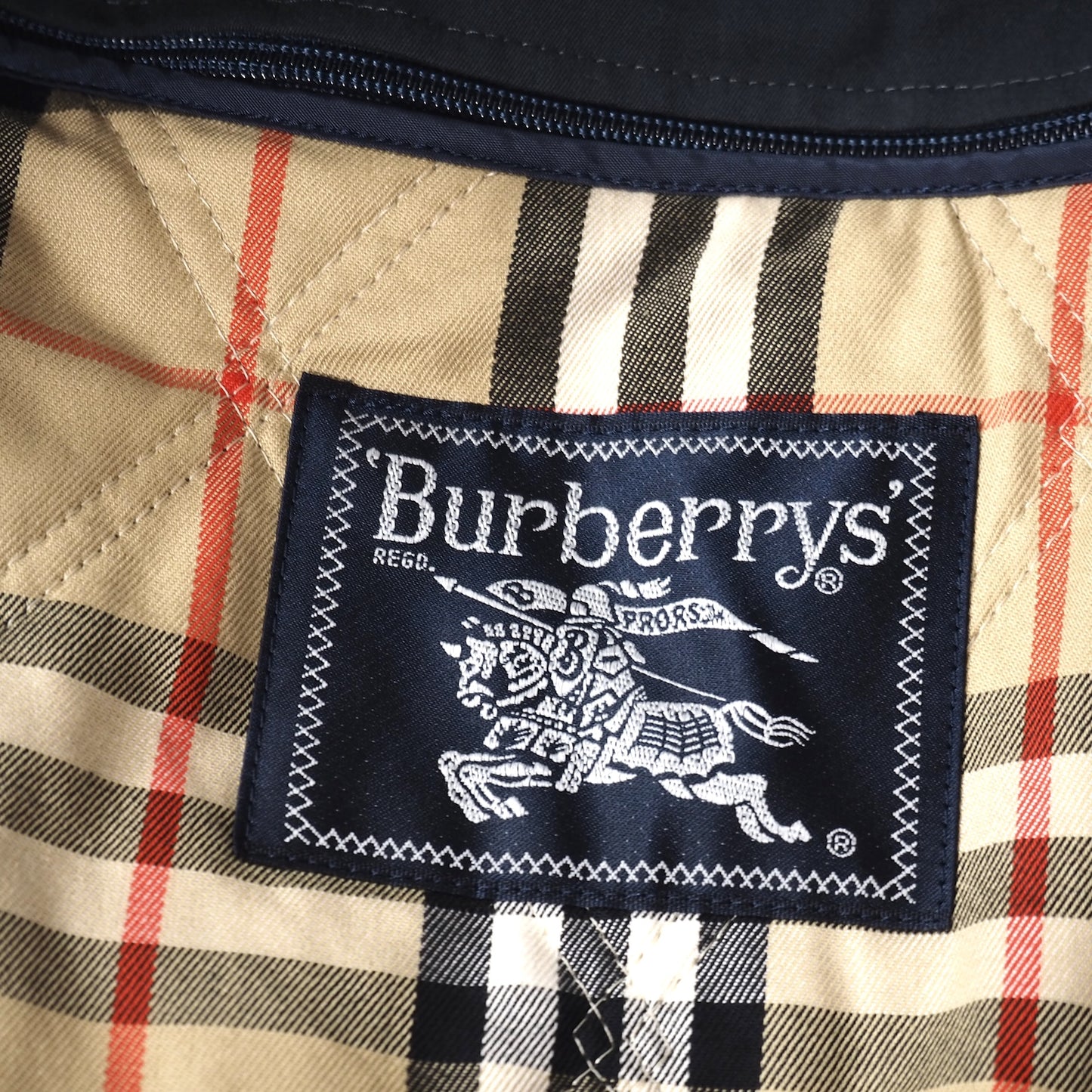バーバリー Burberrys ヴィンテージ ライナー付き トレンチコート 92-170-5 ネイビー メンズ 正規品 5-ZI014