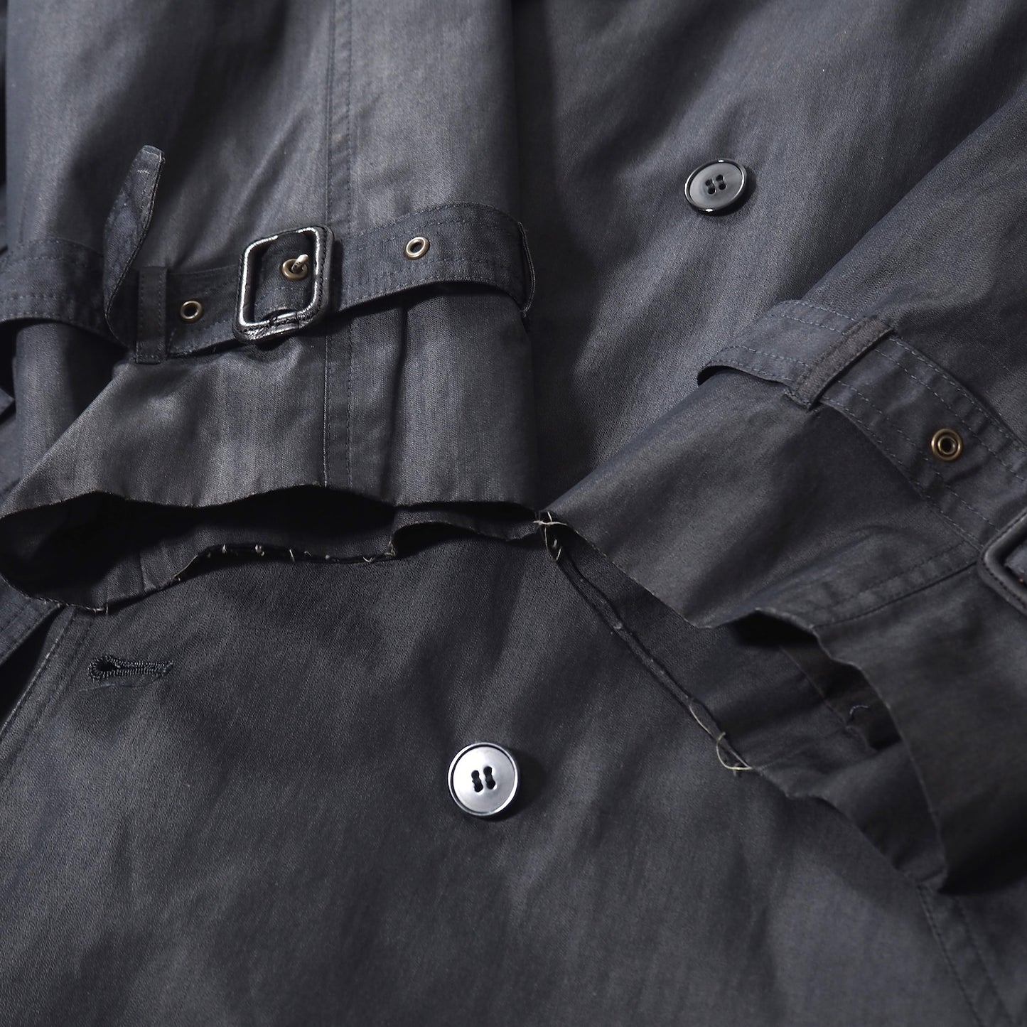 クリスチャンディオール Christian Dior MONSIEUR ヴィンテージ トレンチコート S ダークグレー メンズ 正規品 5-ZI016