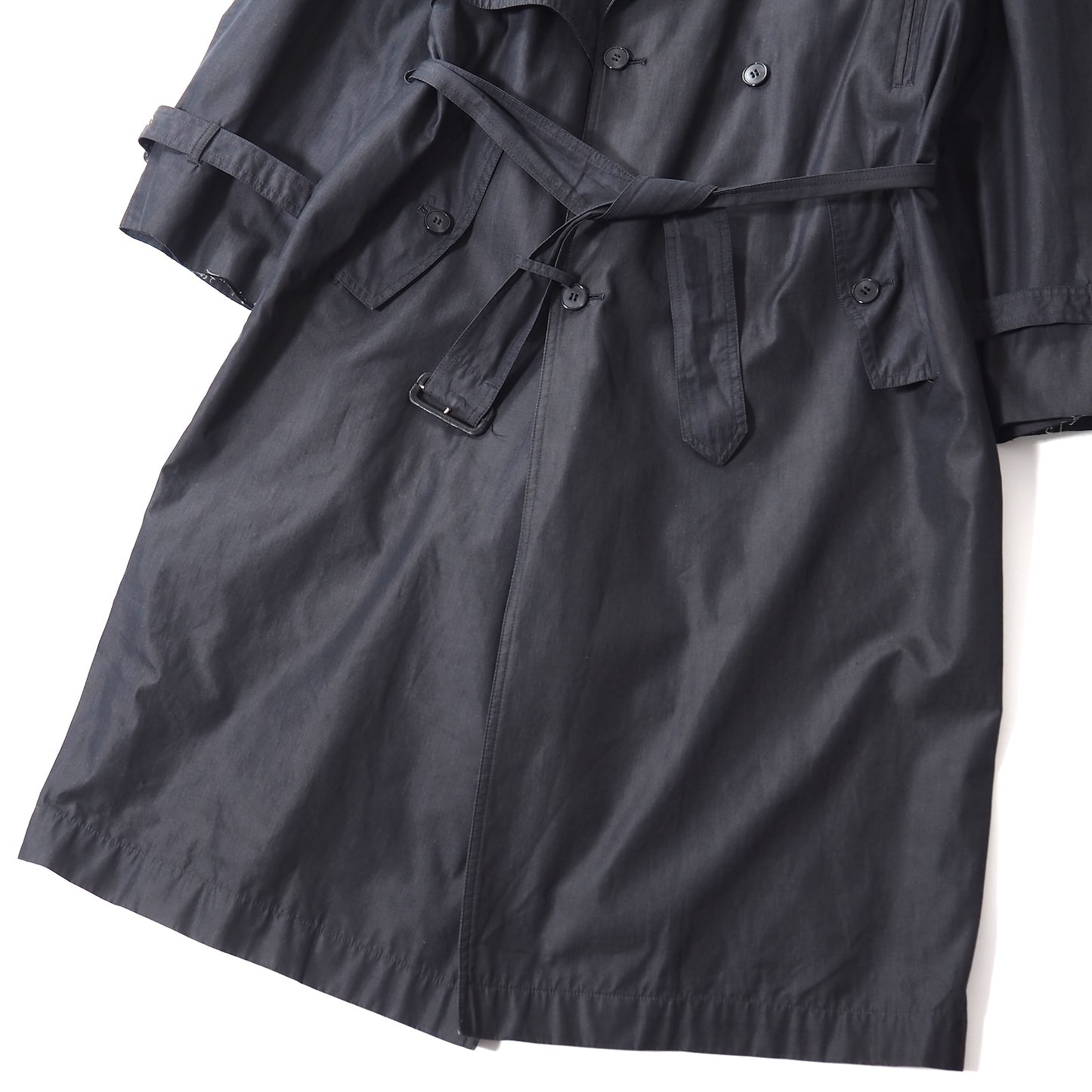 クリスチャンディオール Christian Dior MONSIEUR ヴィンテージ トレンチコート S ダークグレー メンズ 正規品 5-ZI016