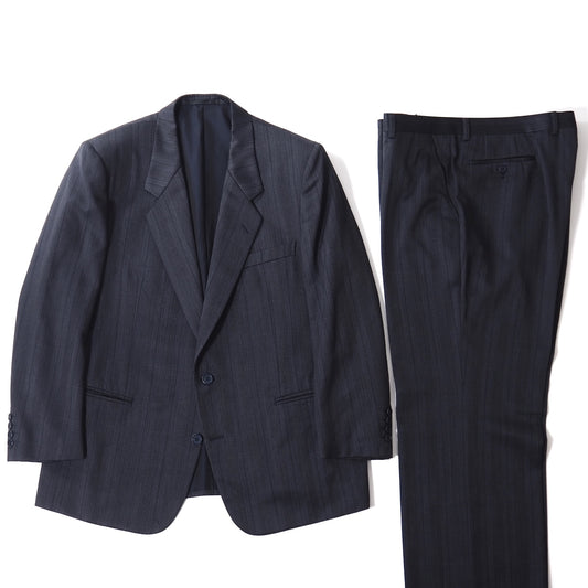クリスチャンディオール Christian Dior MONSIEUR ヴィンテージ ウール スーツ ヘリンボーン 103-98-175 ネイビー メンズ 正規品 5-ZI019