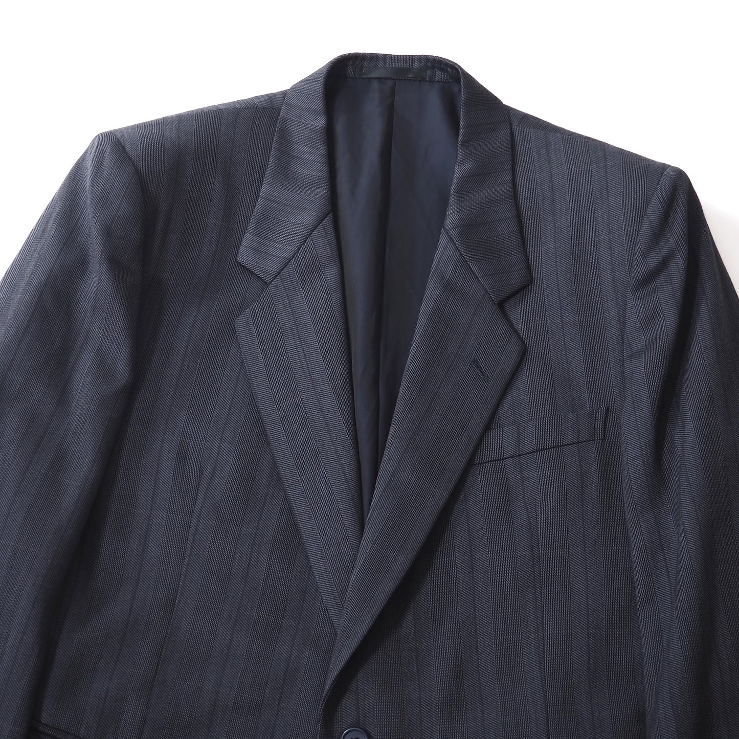 クリスチャンディオール Christian Dior MONSIEUR ヴィンテージ ウール スーツ ヘリンボーン 103-98-175 ネイビー メンズ 正規品 5-ZI019