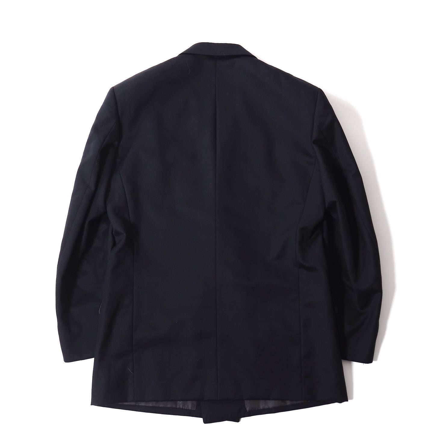 美品 クリスチャンディオール Christian Dior MONSIEUR ヴィンテージ ウール ダブルブレスト スーツ ジャケット パンツ ストライプ 94-82-175 L ネイビー メンズ 正規品 5-ZI018