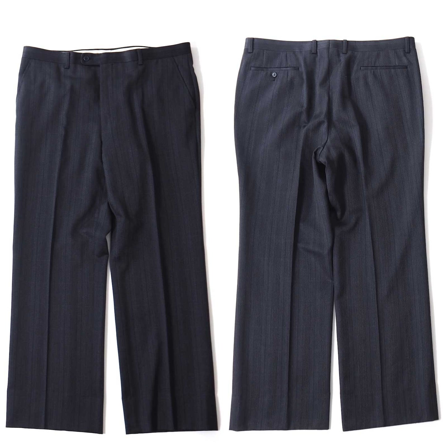 クリスチャンディオール Christian Dior MONSIEUR ヴィンテージ ウール スーツ ヘリンボーン 103-98-175 ネイビー メンズ 正規品 5-ZI019