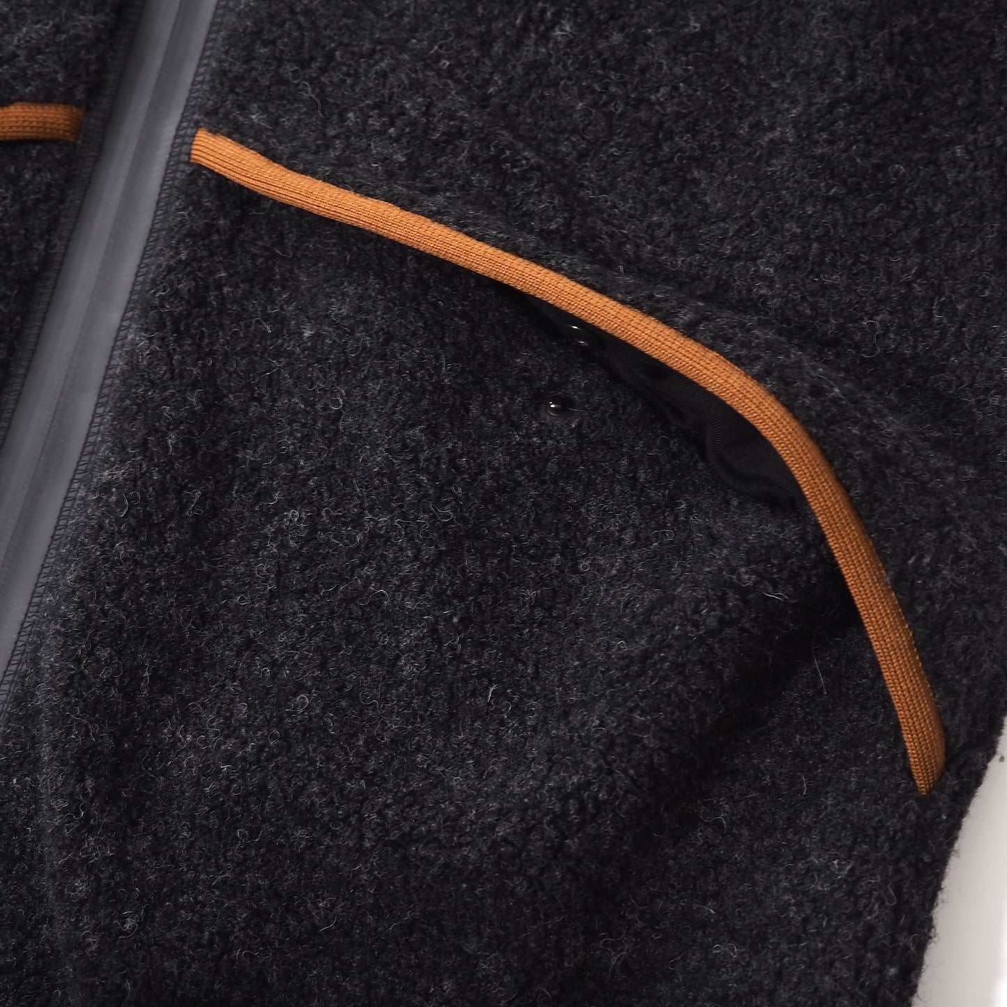 美品 ゼニア ZEGNA 現行 ノースリーブ フリース ジャケット M ダークグレー メンズ 正規品 5-ZI022